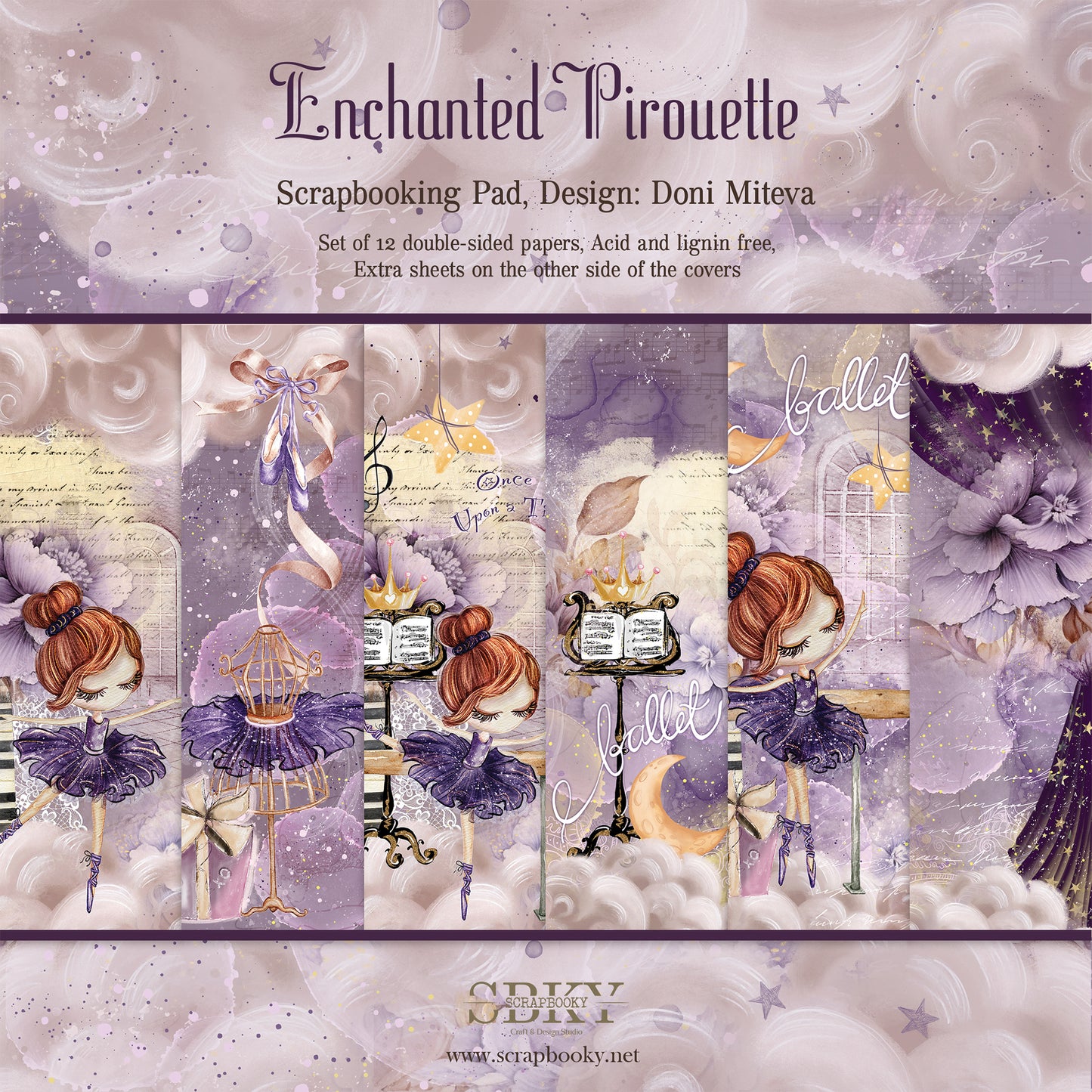 "Enchanted Pirouette" Scrapbooking Pad