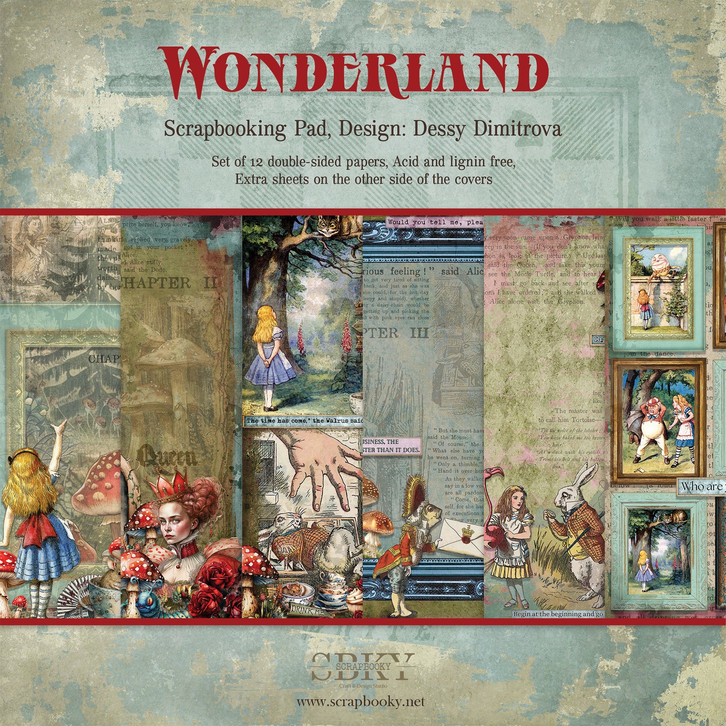 "Wonderland" Scrapbooking Pad