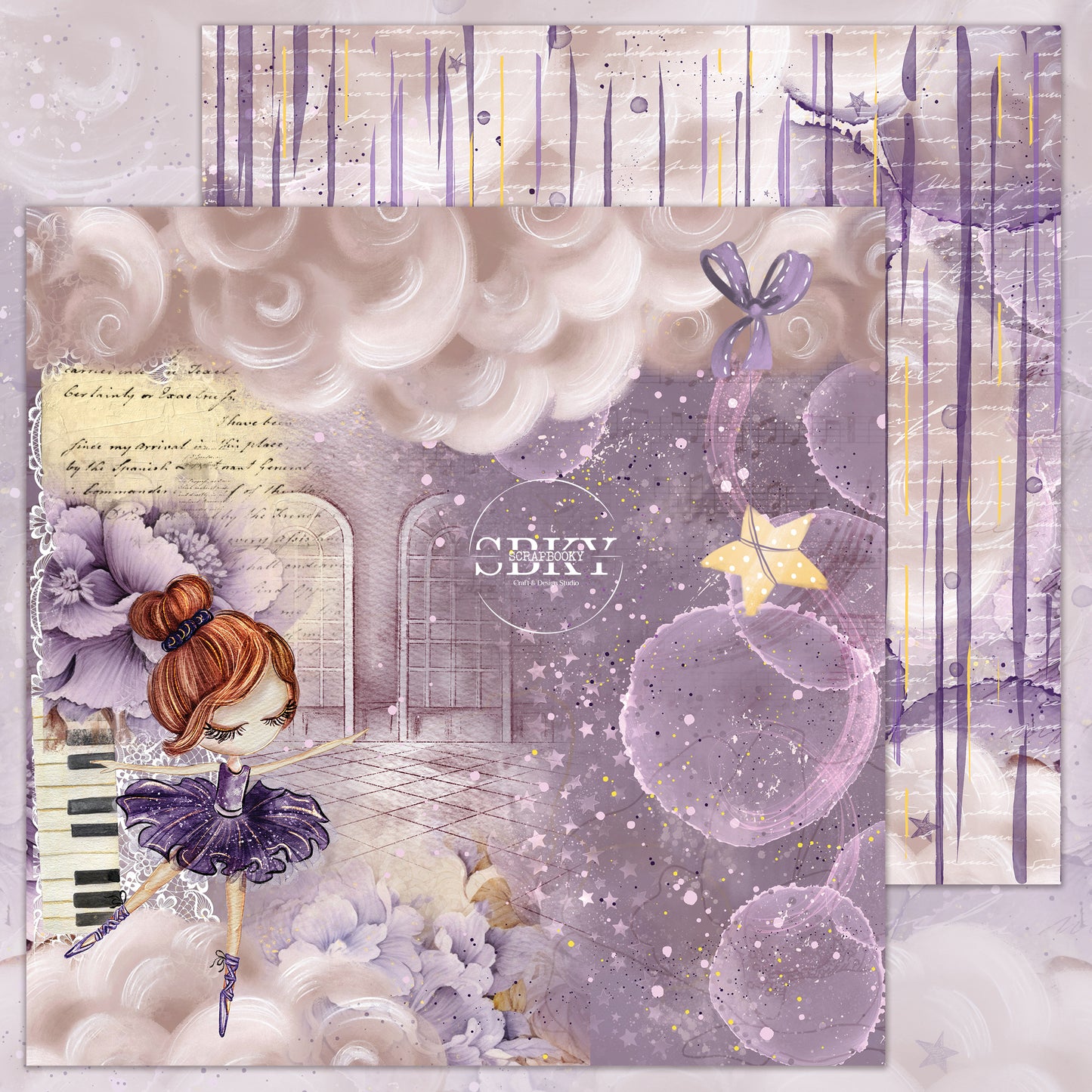 "Enchanted Pirouette" Scrapbooking Pad