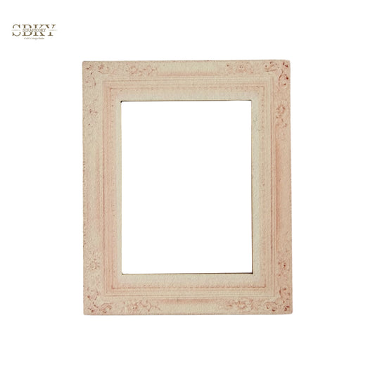 Chipboard vintage pink frame, "Enchanted Pirouette" collection