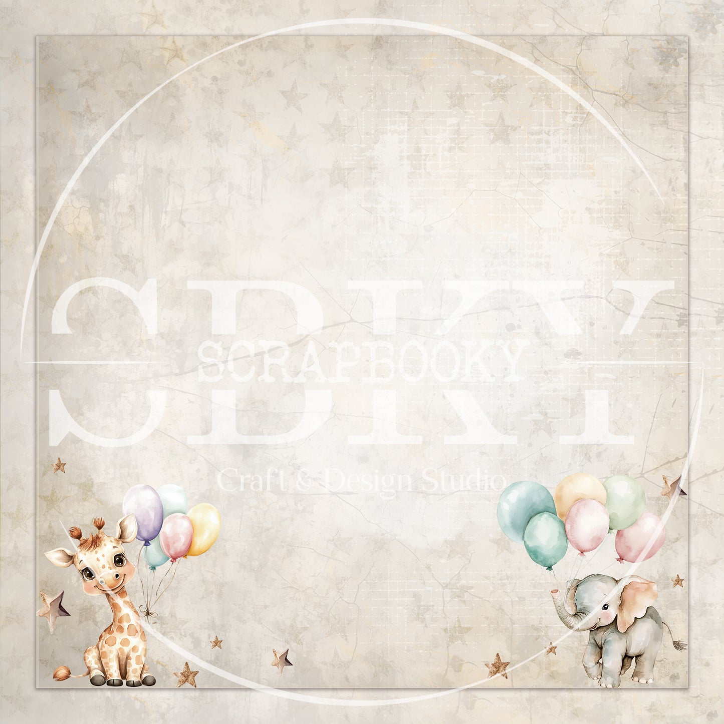 Digital Pages For Baby Album ''Baby Dreams'' - in English