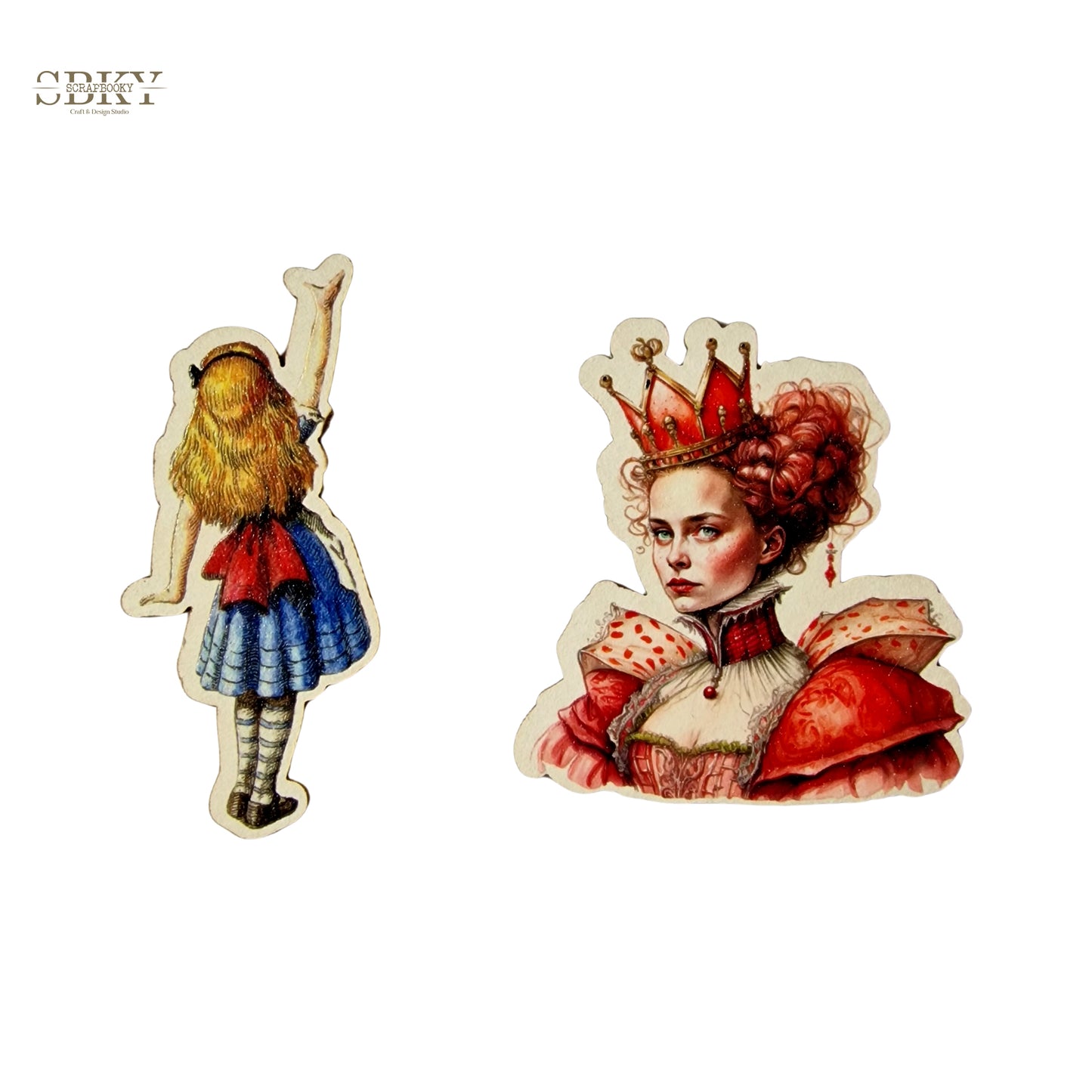 "Wonderland" Chipboards Set
