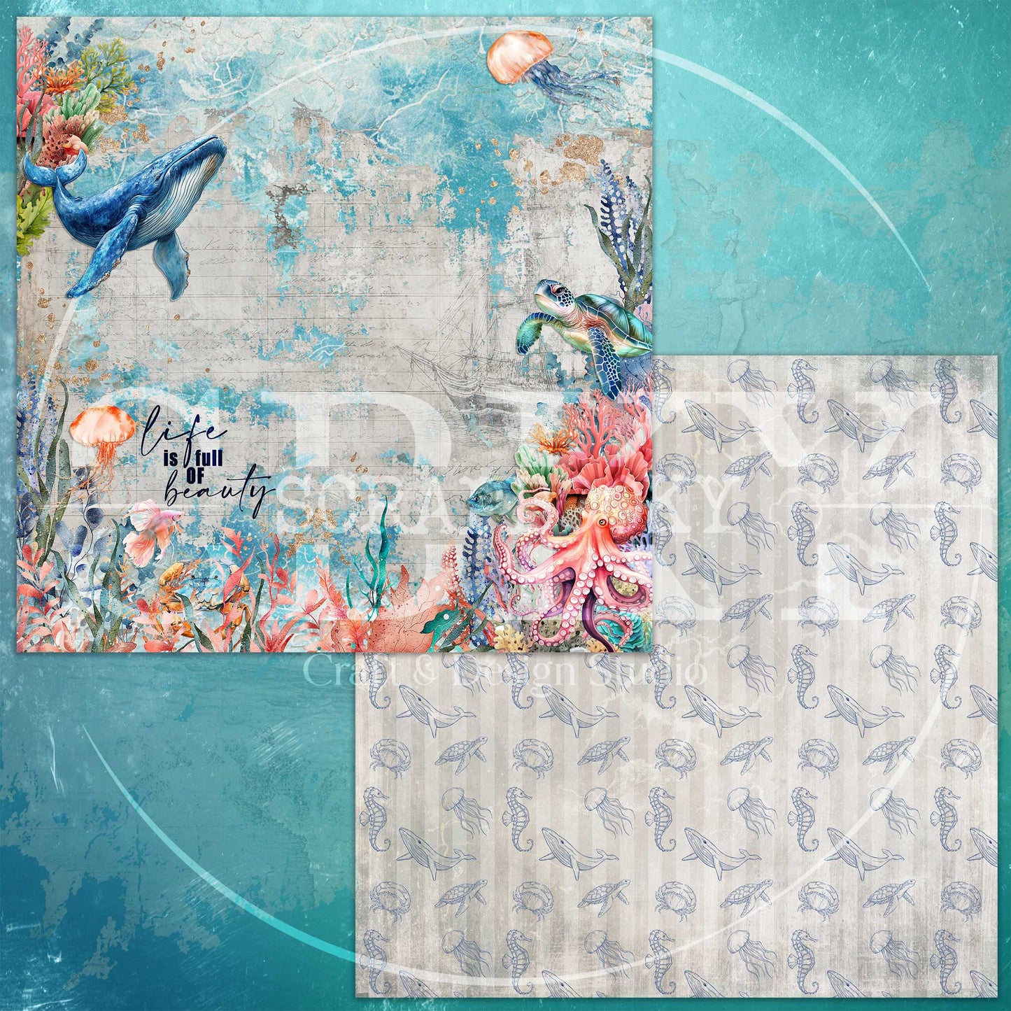 "Under the Sea" Digital Paper