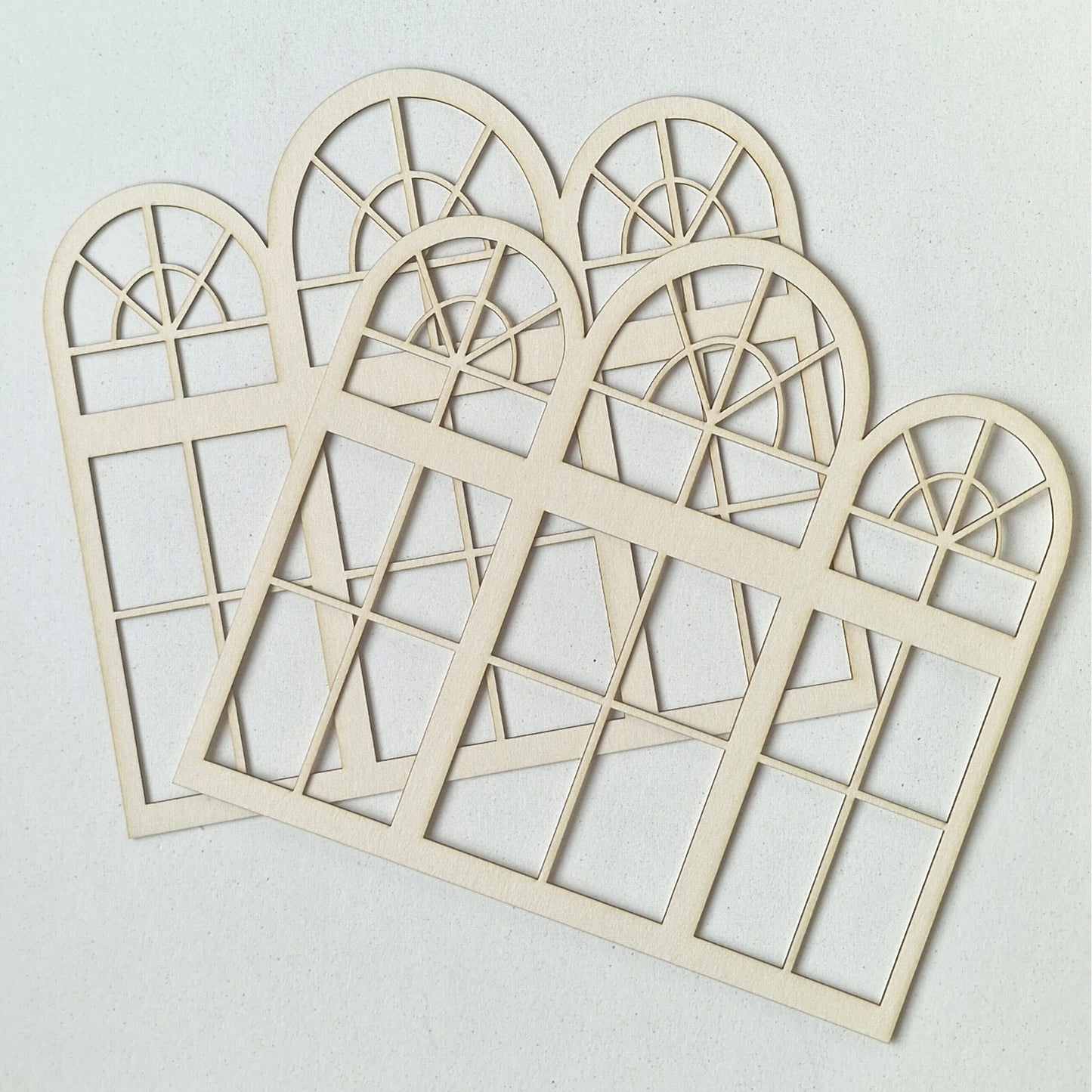 Chipborad Set of 4 Windows