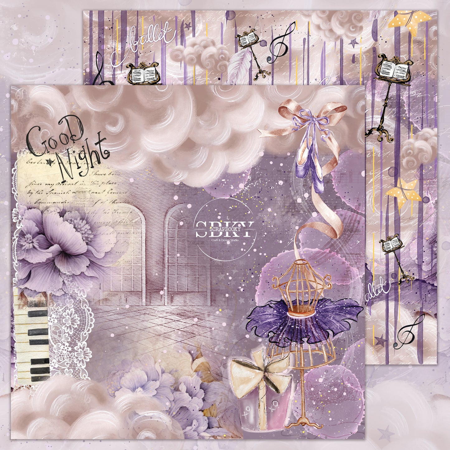 "Enchanted Pirouette" Scrapbooking Pad