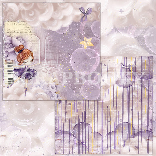 "Enchanted Pirouette" Digital Paper