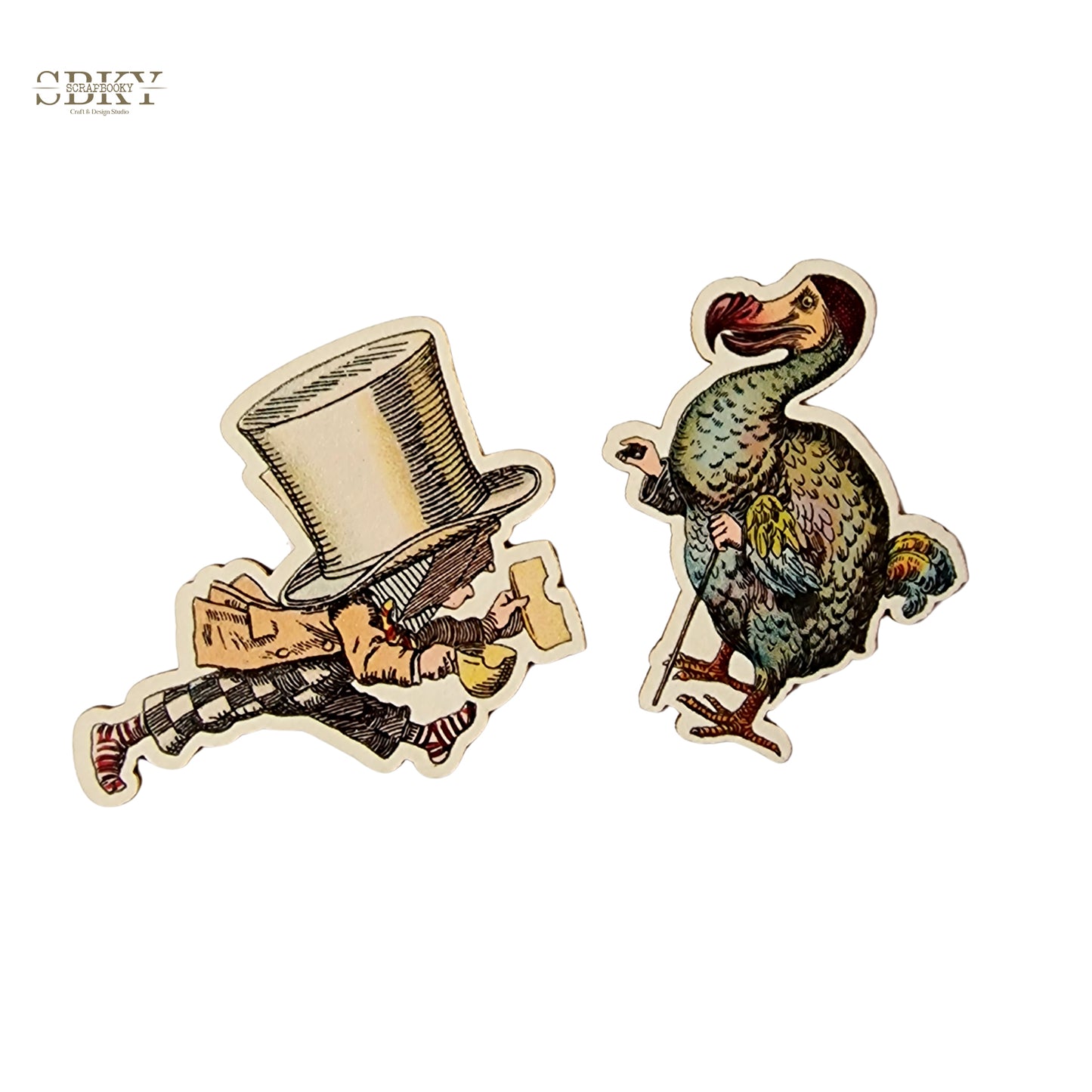 "Wonderland" Chipboards Set
