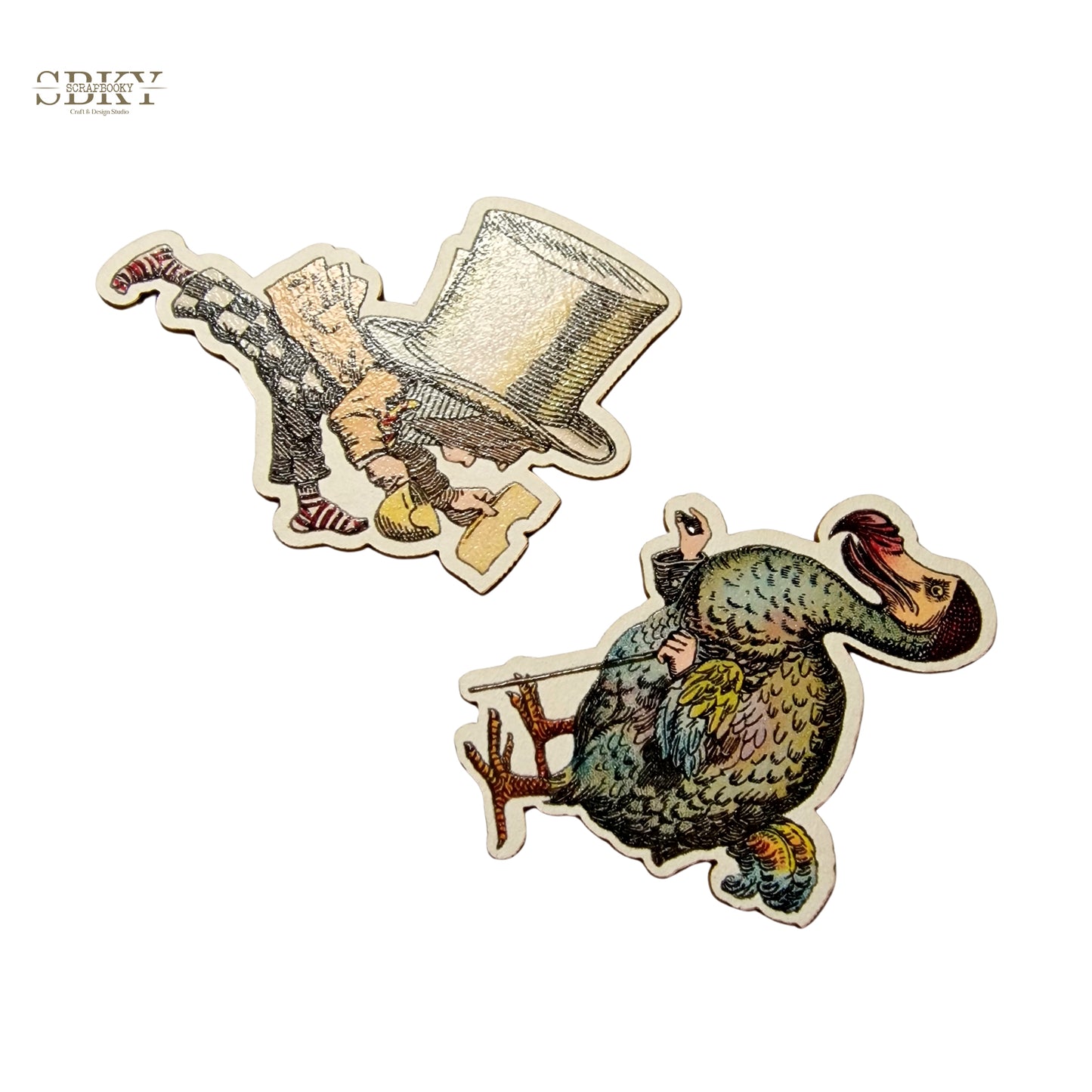 "Wonderland" Chipboards Set