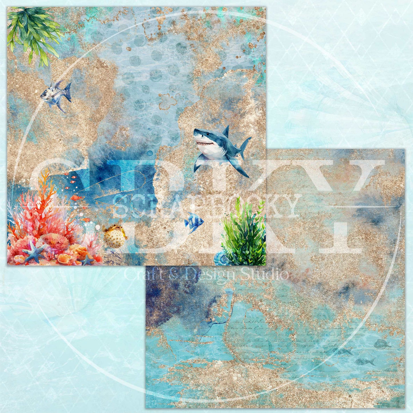 "Underwater World" Digital Paper