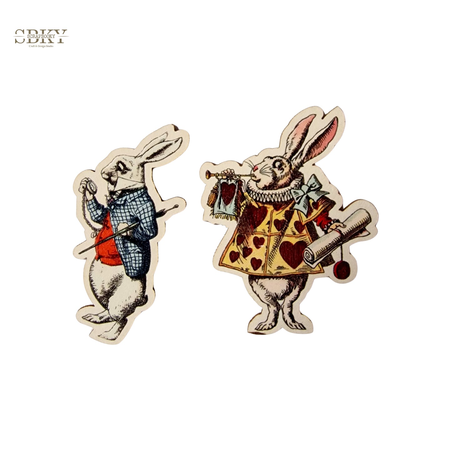"Wonderland" Chipboards Set