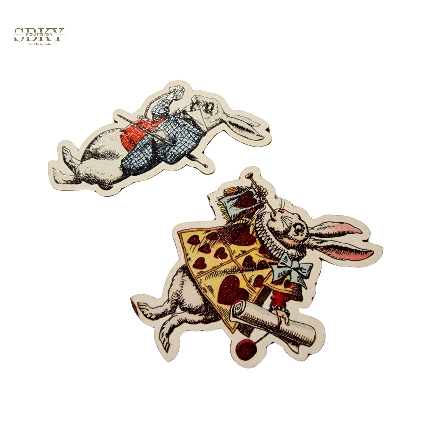 "Wonderland" Chipboards Set