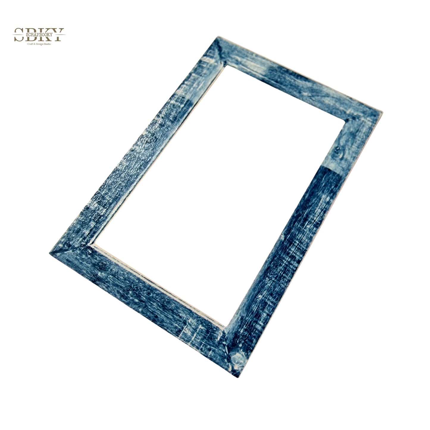 Синя чипборд рамка, колекция "Wonderland"