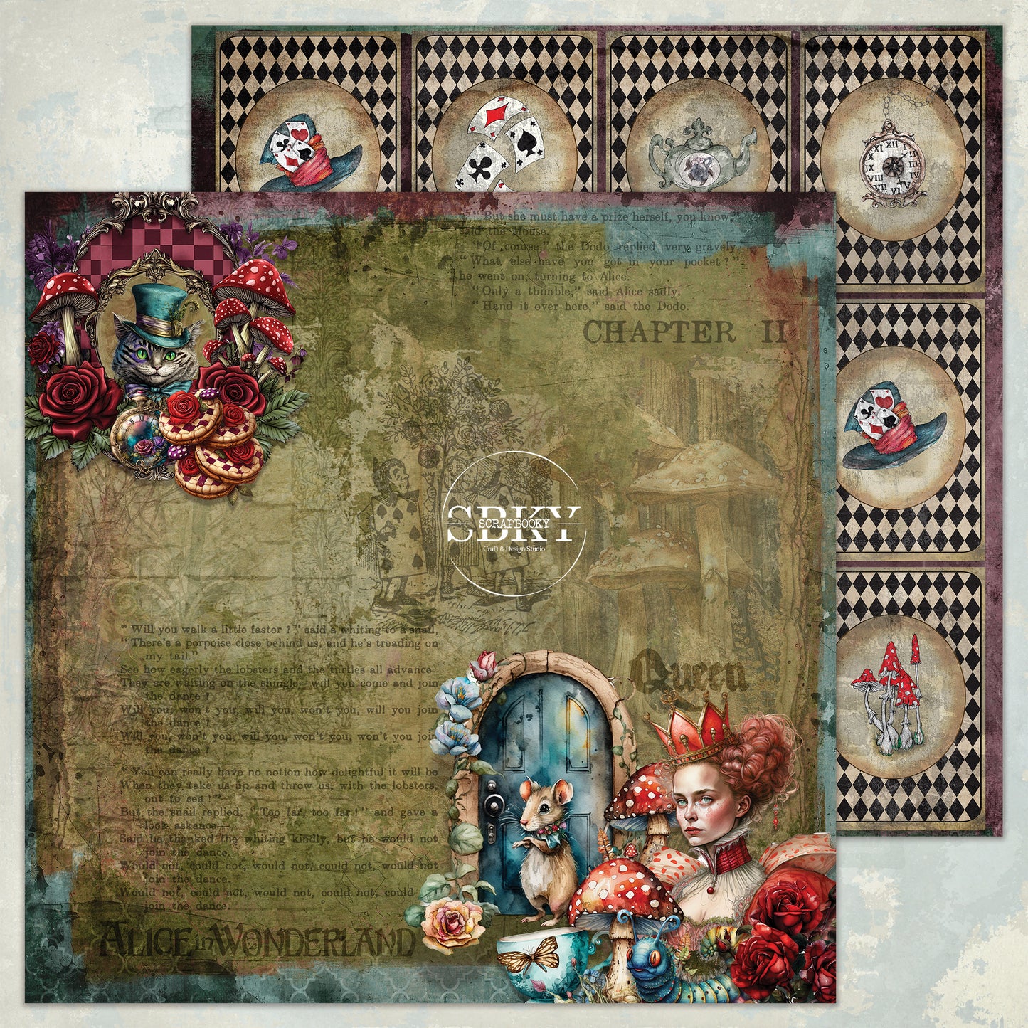 "Wonderland" Scrapbooking Pad