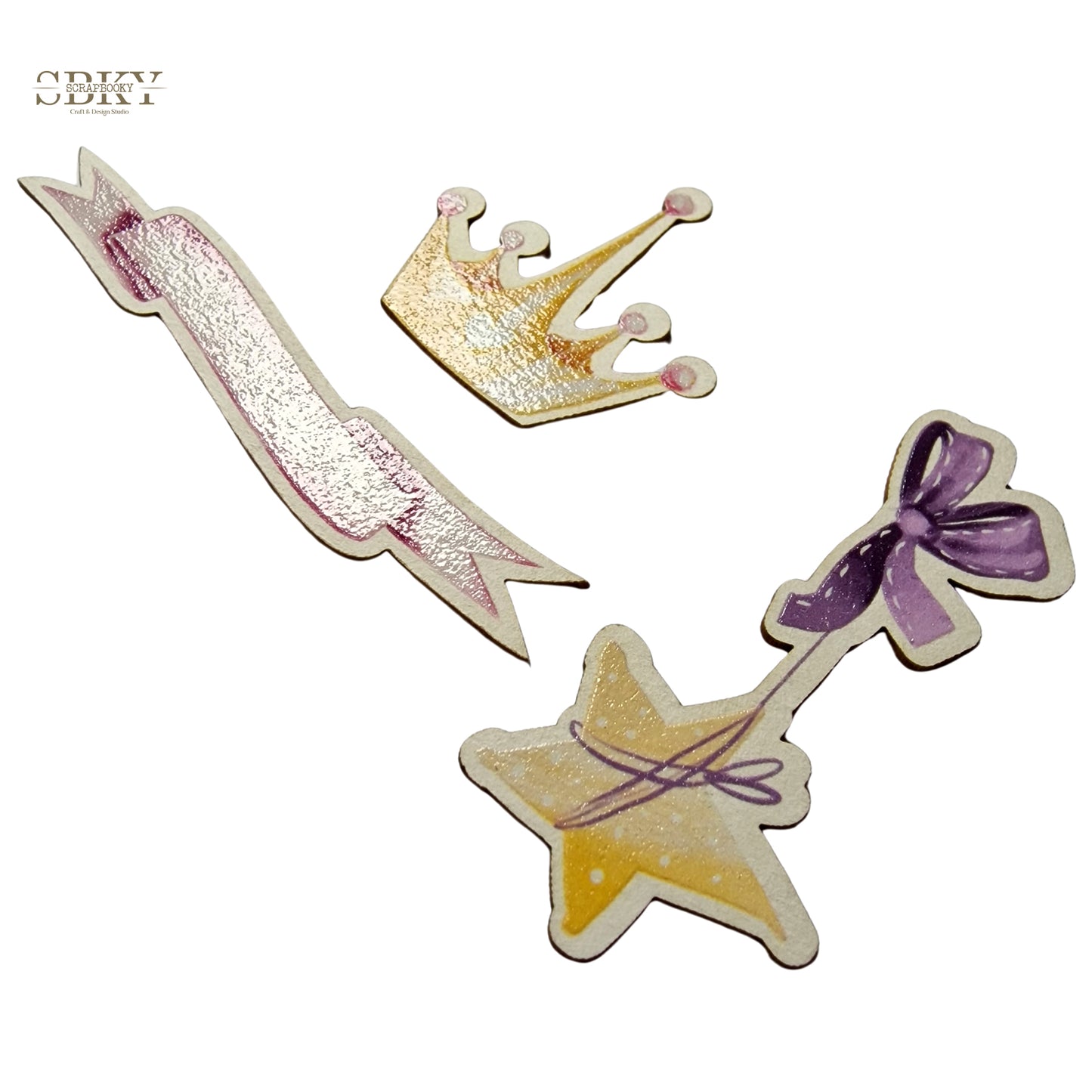 "Enchanted Pirouette" Chipboards Set
