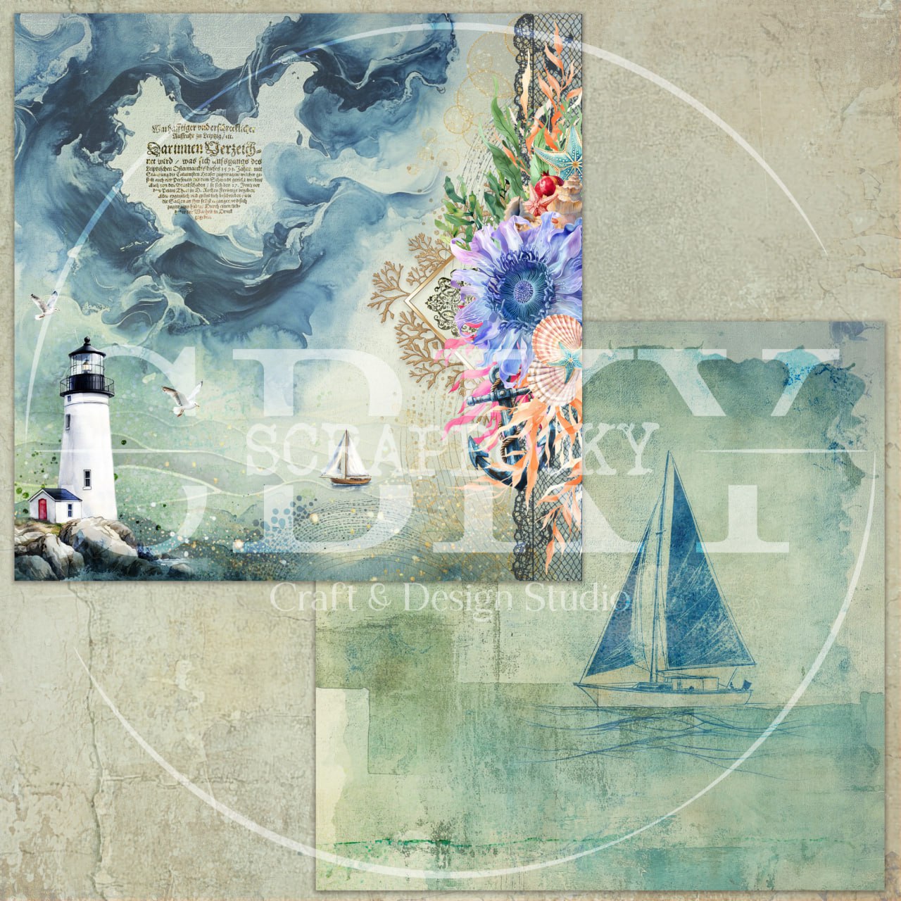 "Light My Shore" Digital Paper