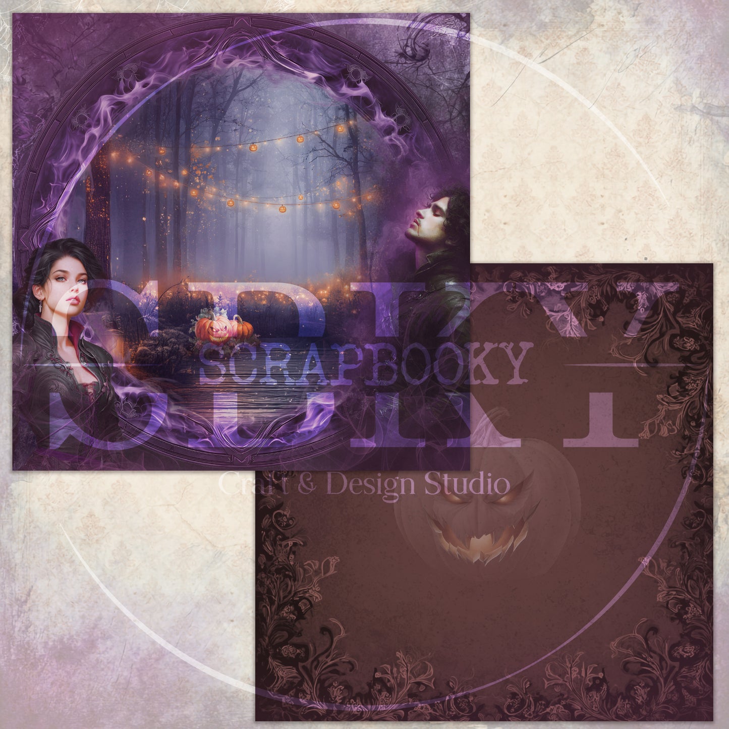 "The Vampire (Love) Story" Digital Paper