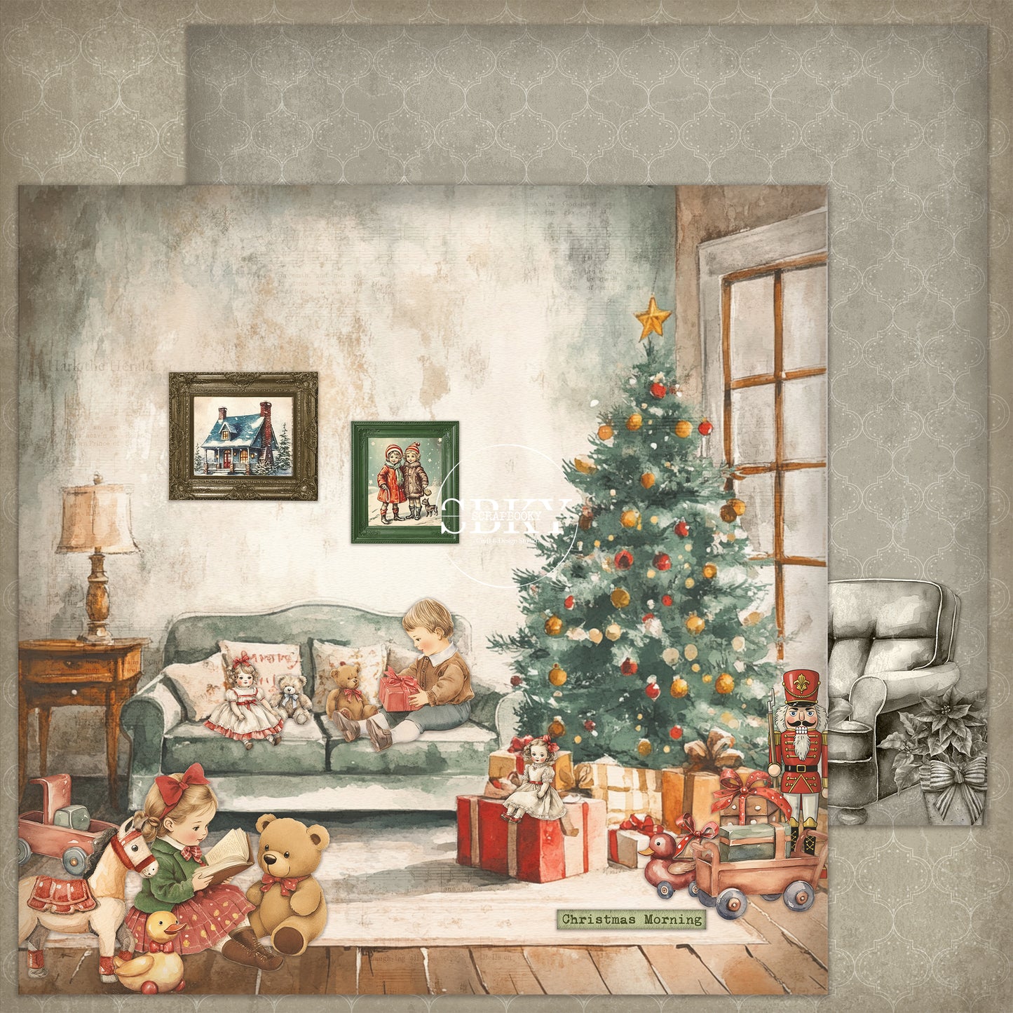 "Holiday Spirit" Scrapbooking Pad