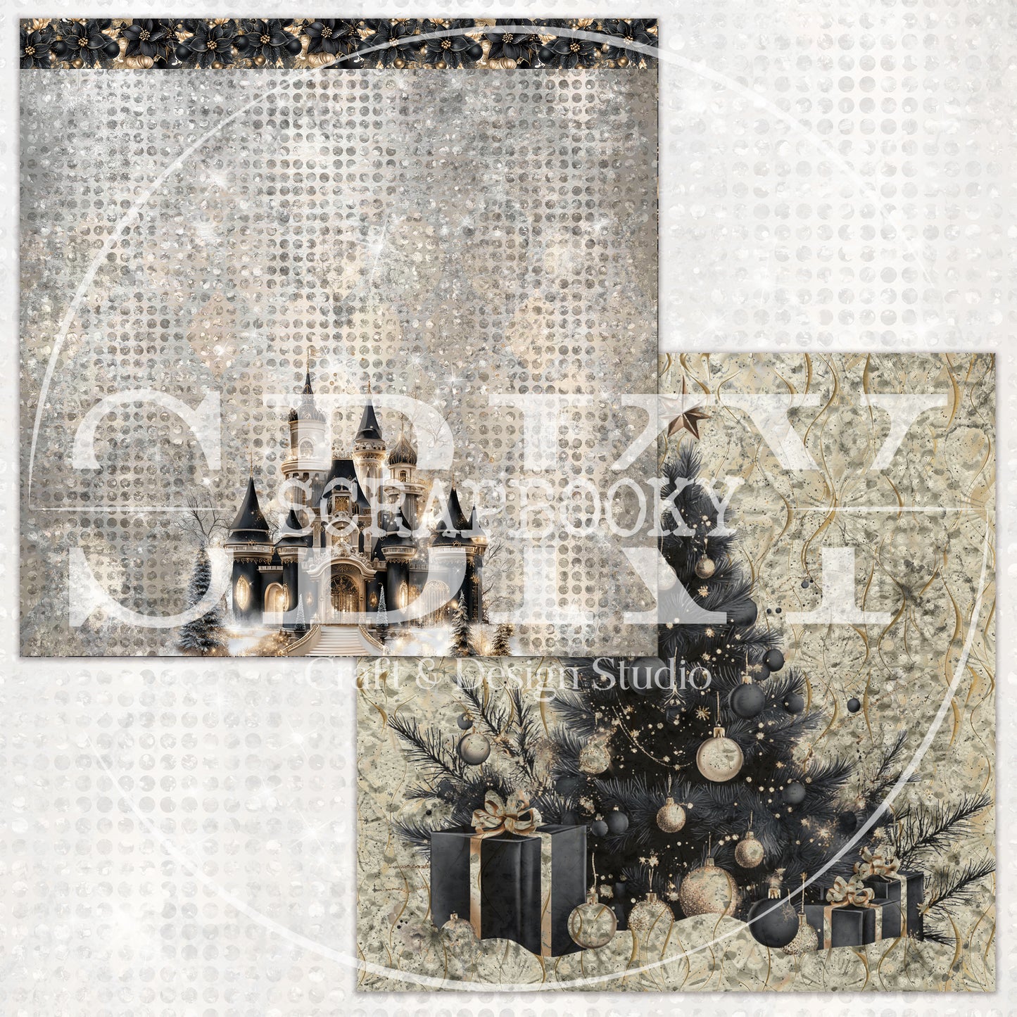 "Mysterious Christmas" Digital Paper