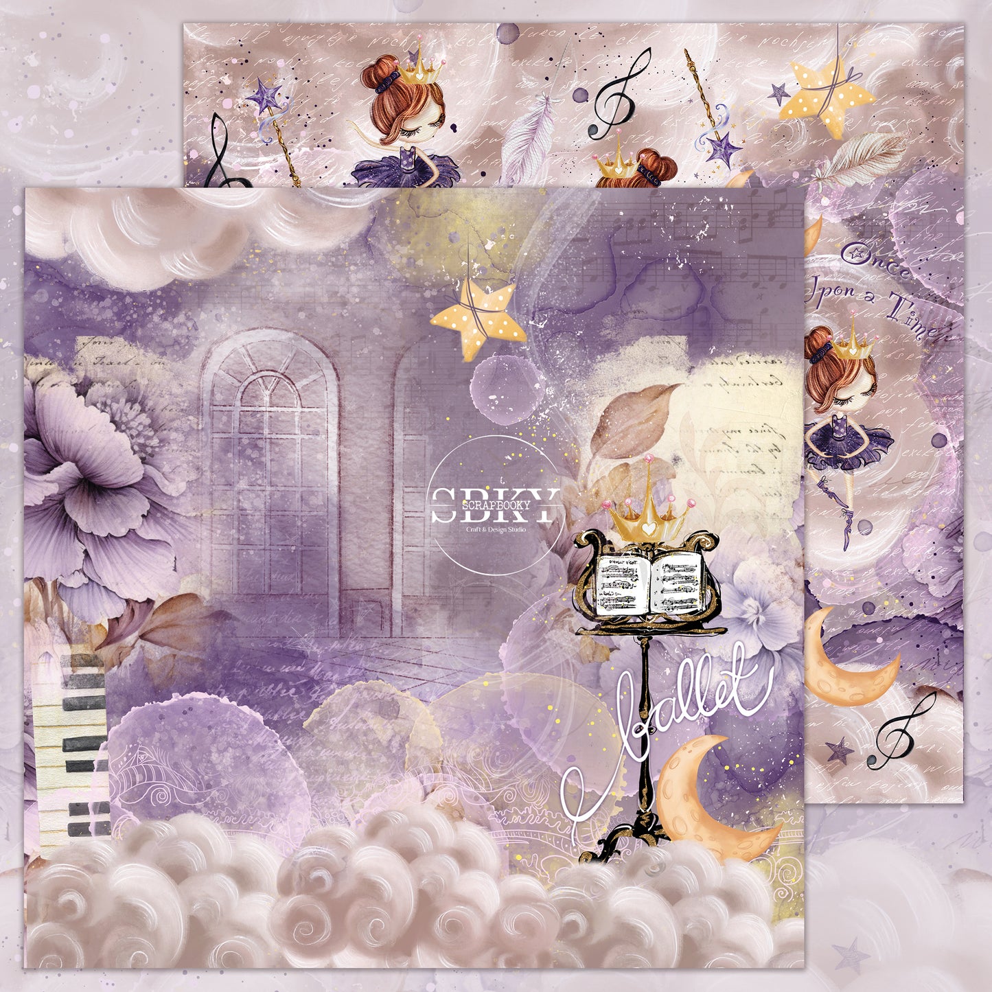 "Enchanted Pirouette" Scrapbooking Pad