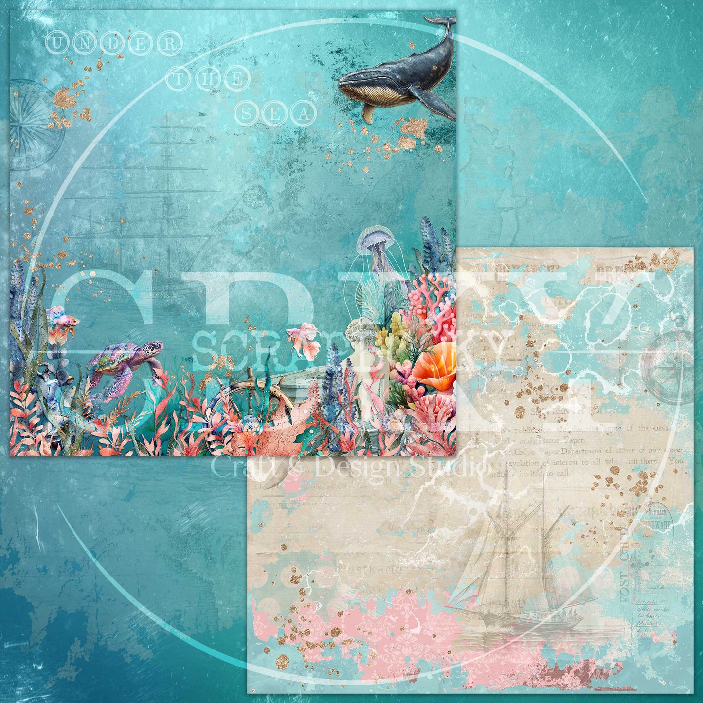"Under the Sea" Digital Paper
