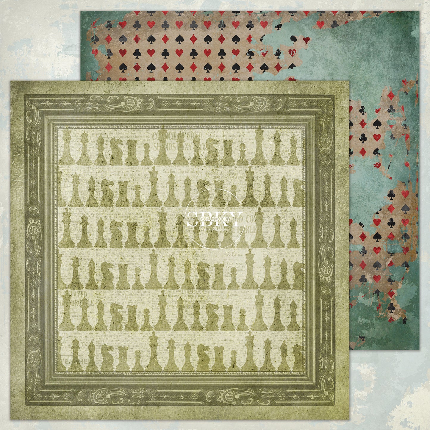 "Wonderland-Backgrounds" Scrapbooking Pad
