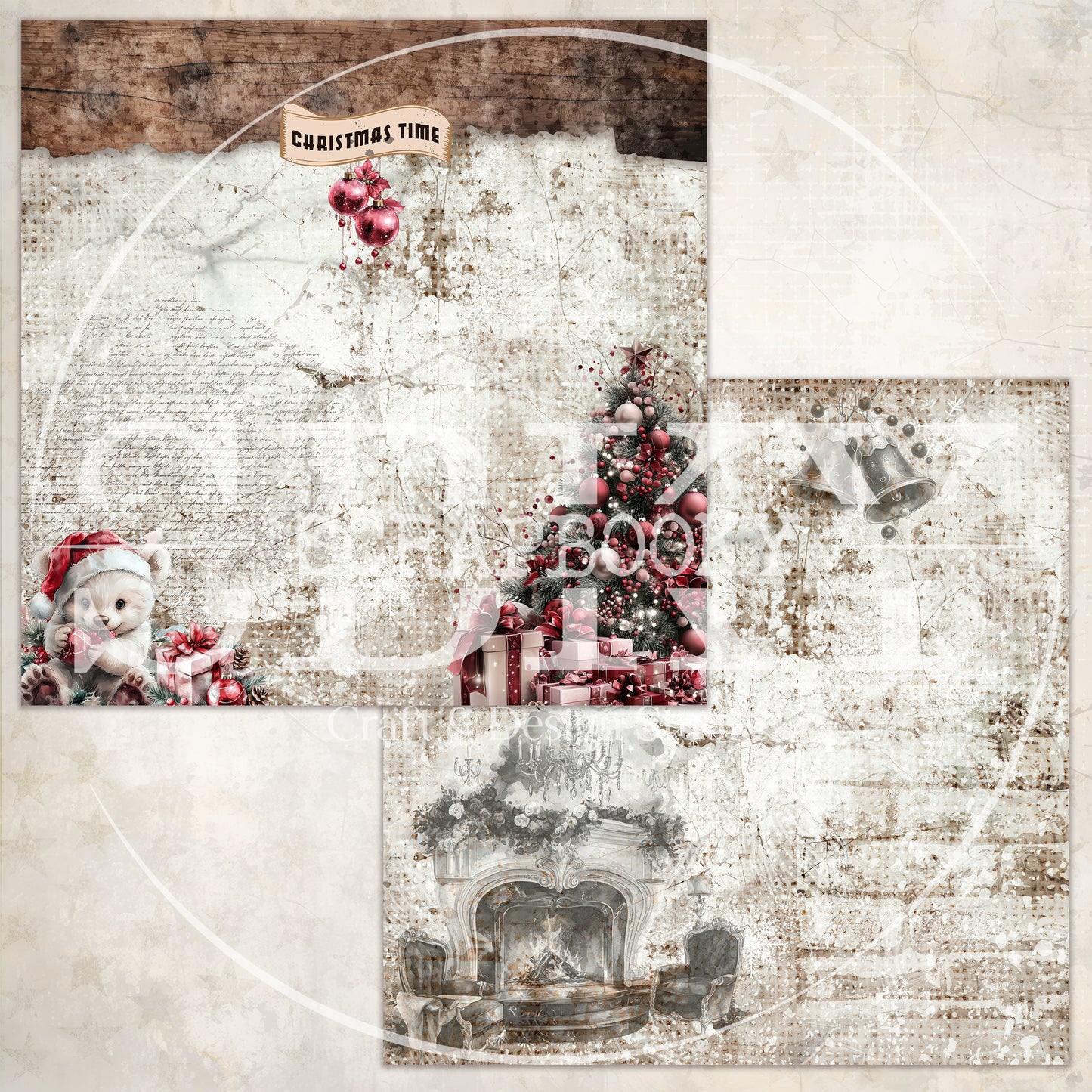 "Christmas time" Digital Paper
