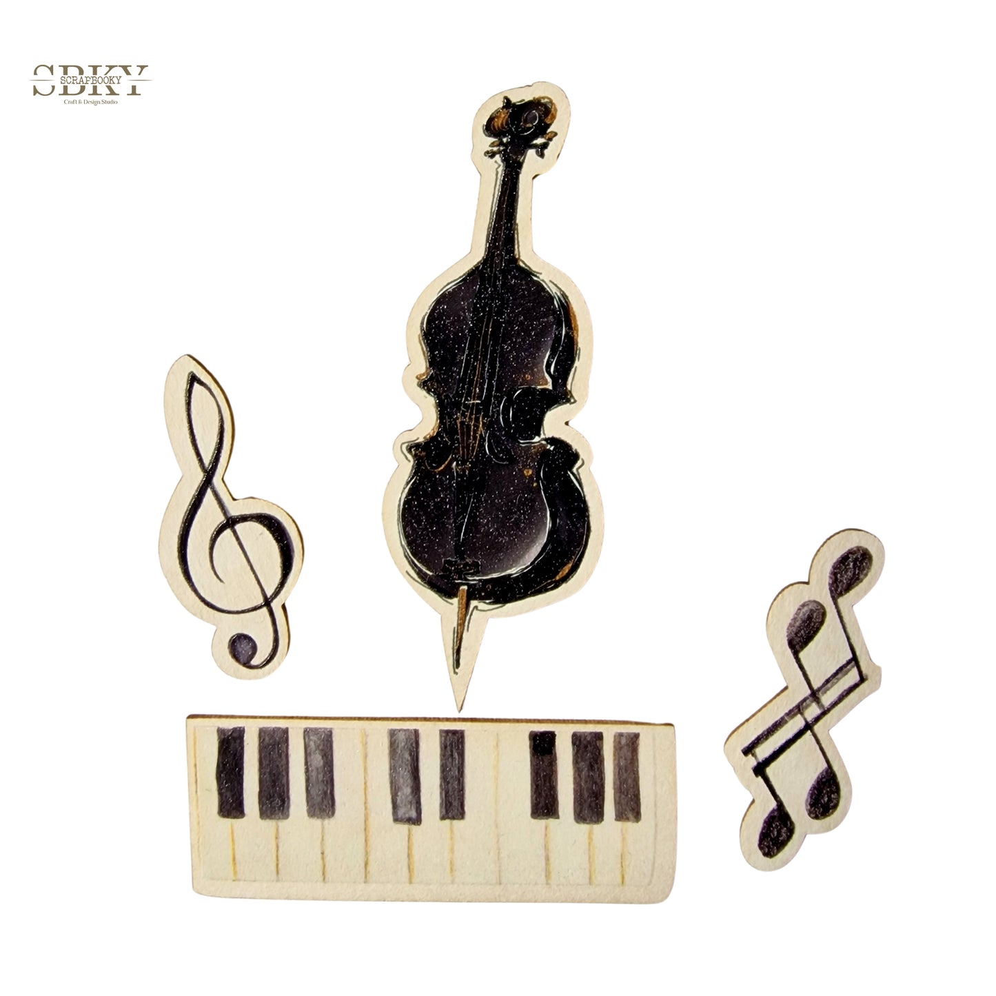 "Enchanted Pirouette" Chipboards Set