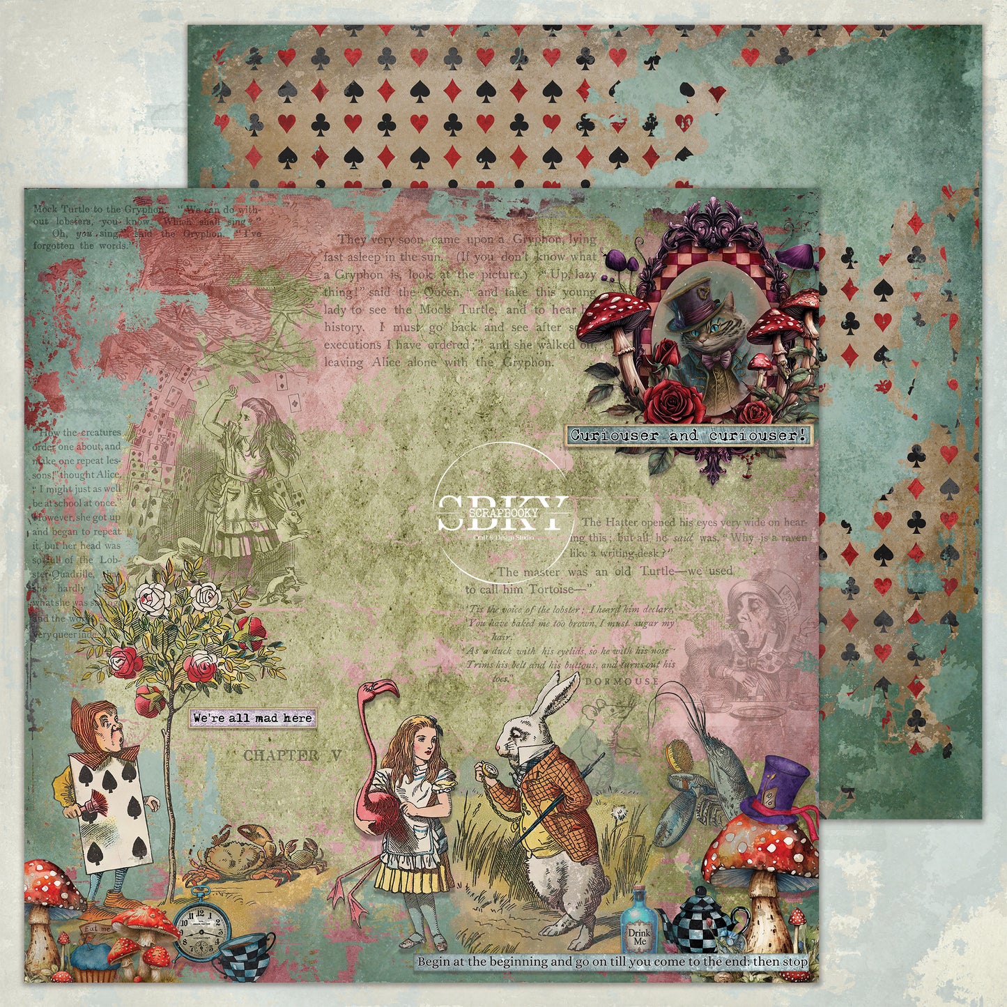 "Wonderland" Scrapbooking Pad
