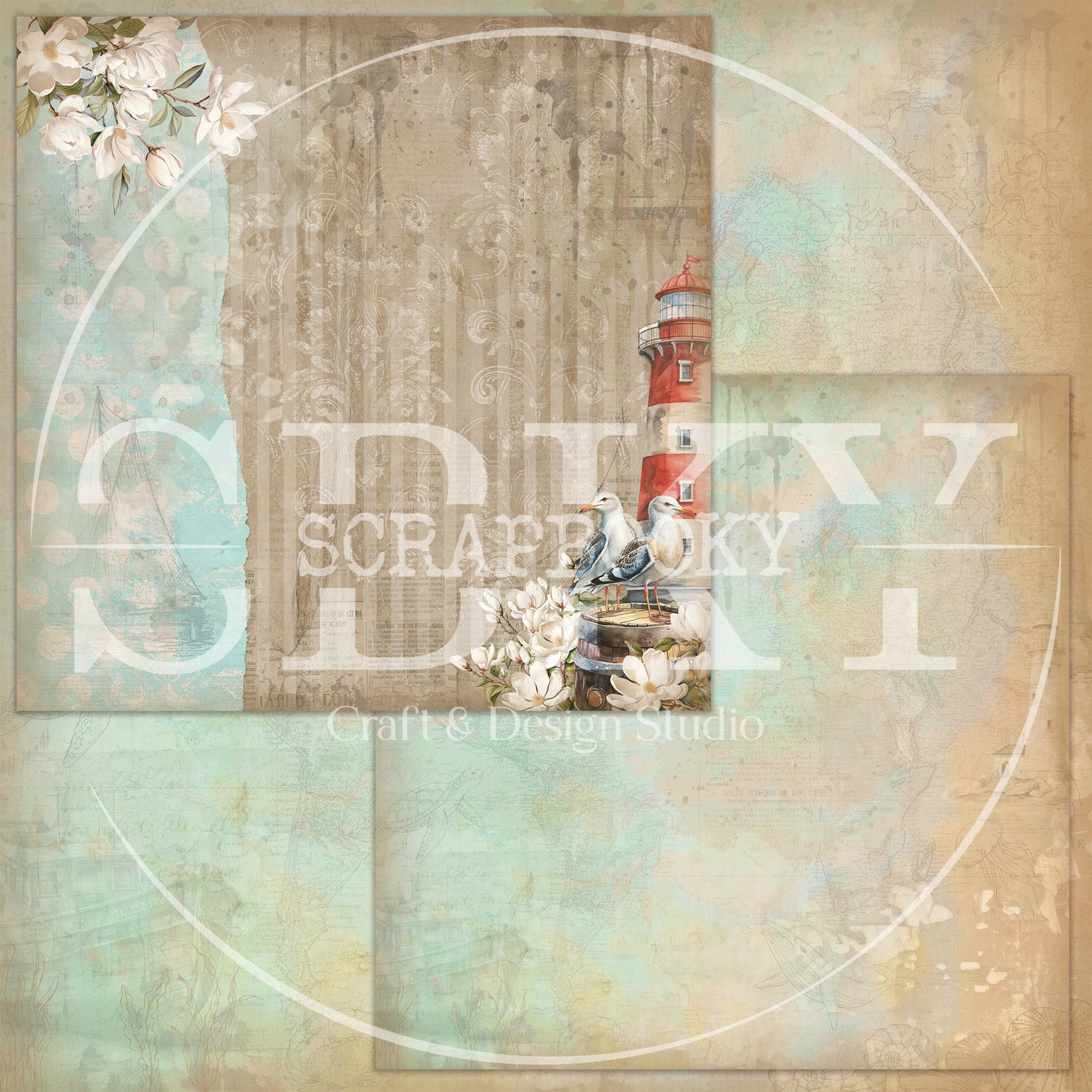 "Memories from the Sea" Digital Paper