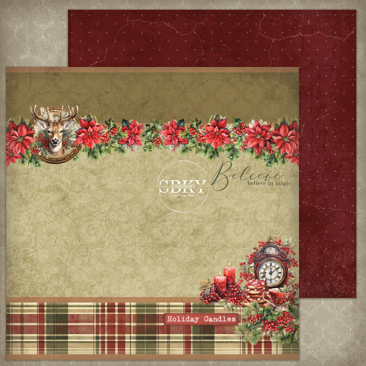 "Holiday Spirit" Scrapbooking Pad