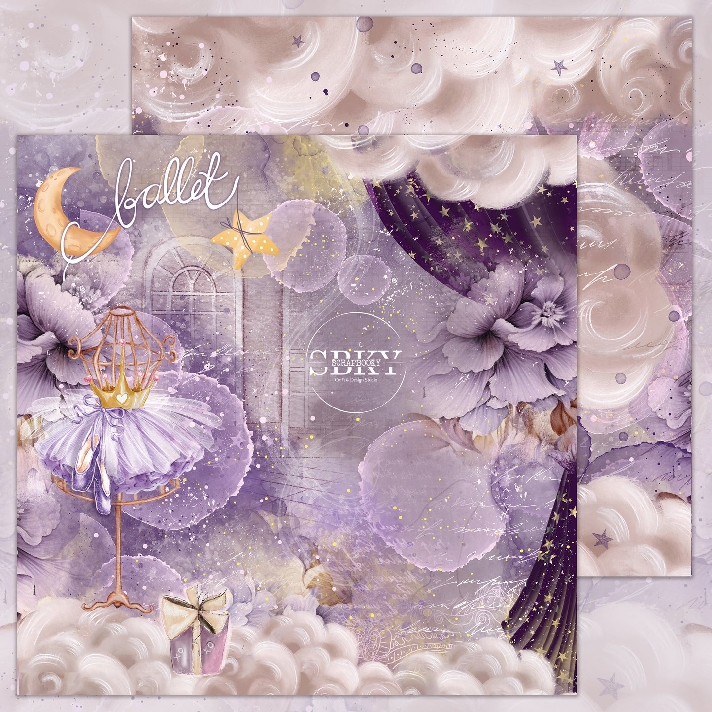 "Enchanted Pirouette" Scrapbooking Pad
