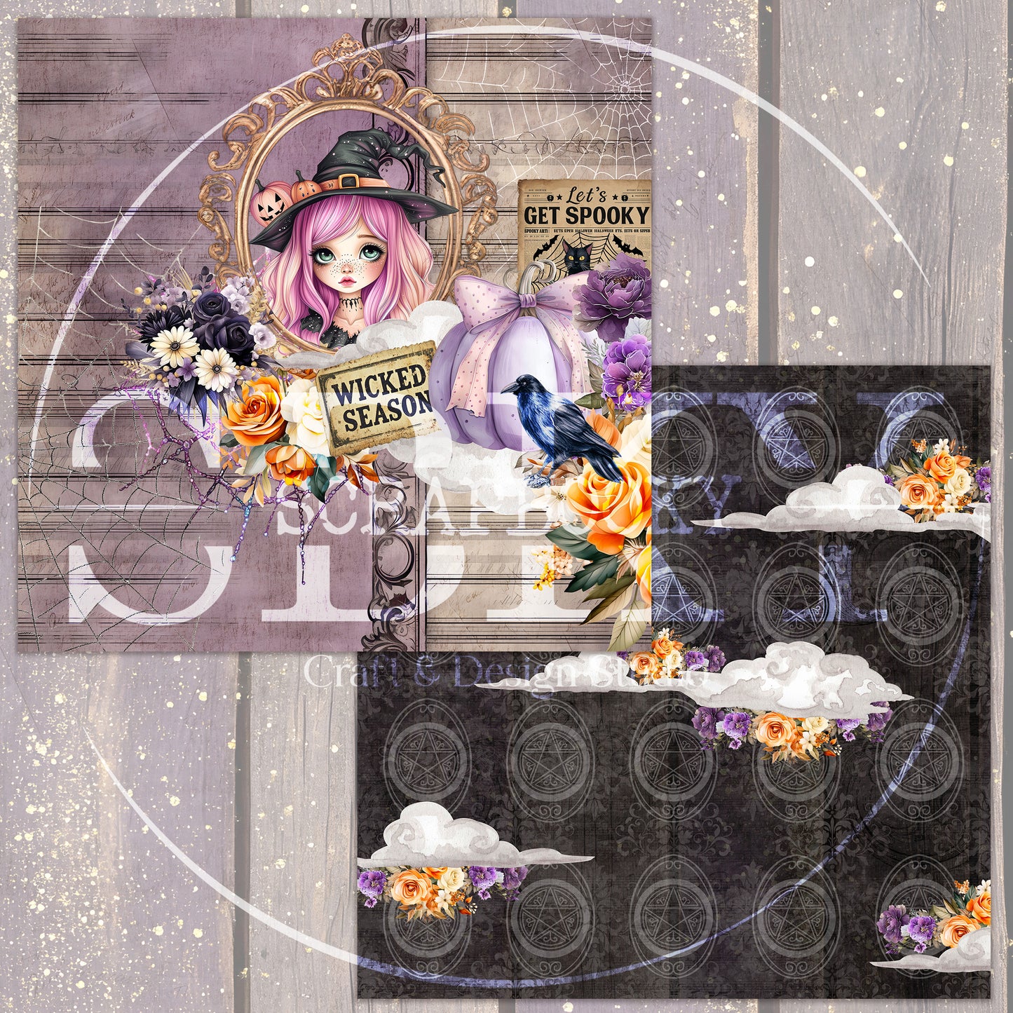 "Witchy Vibes" Digital Paper