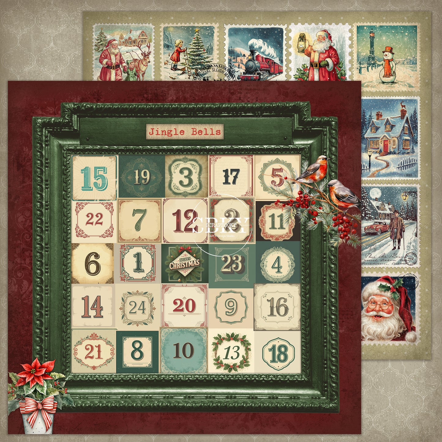 "Holiday Spirit" Scrapbooking Pad