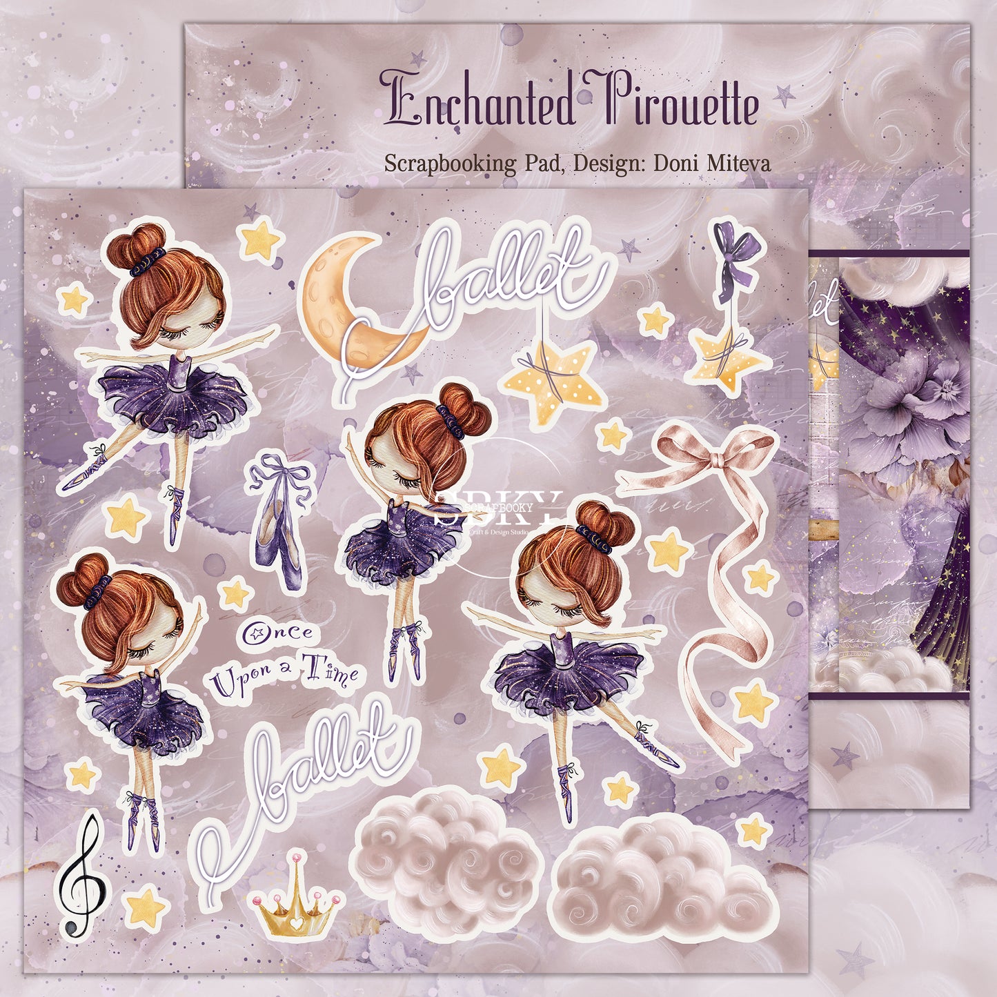 "Enchanted Pirouette" Scrapbooking Pad