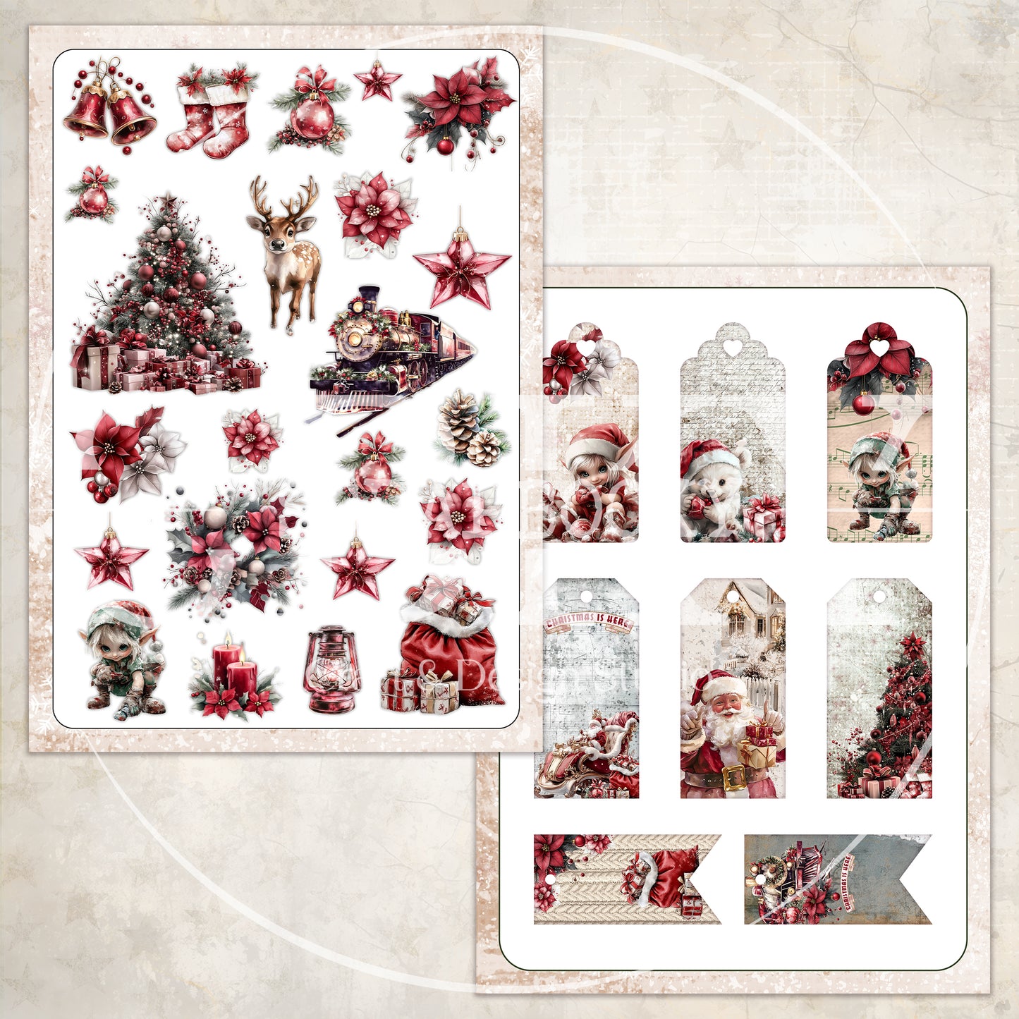 "Christmas time" Digital Paper