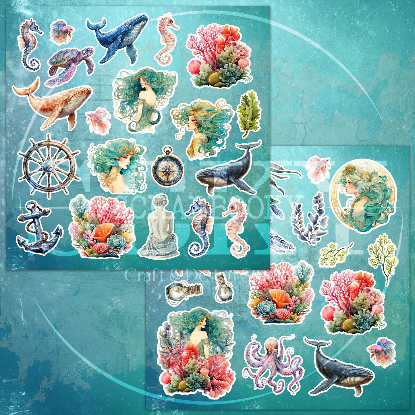 "Under the Sea" Digital Paper