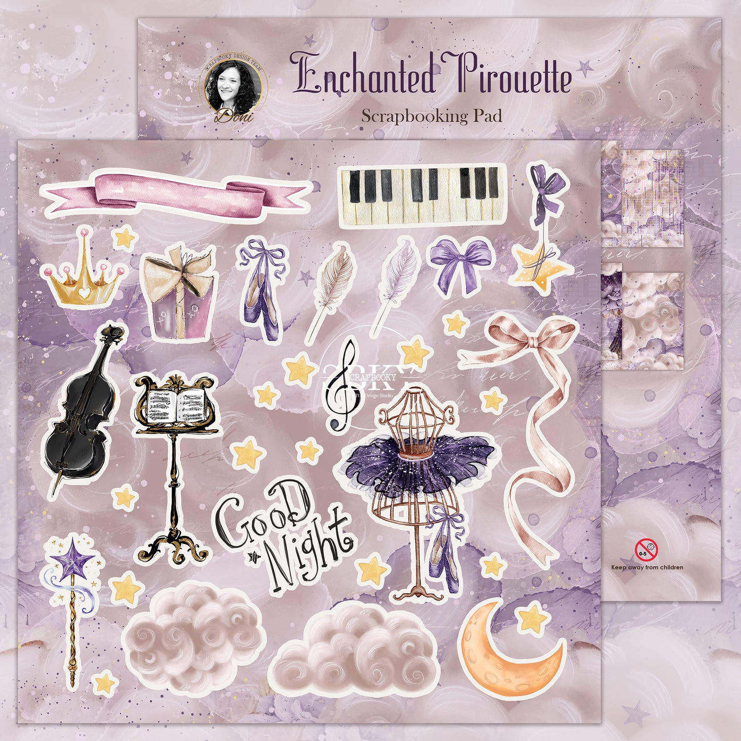 "Enchanted Pirouette" Scrapbooking Pad