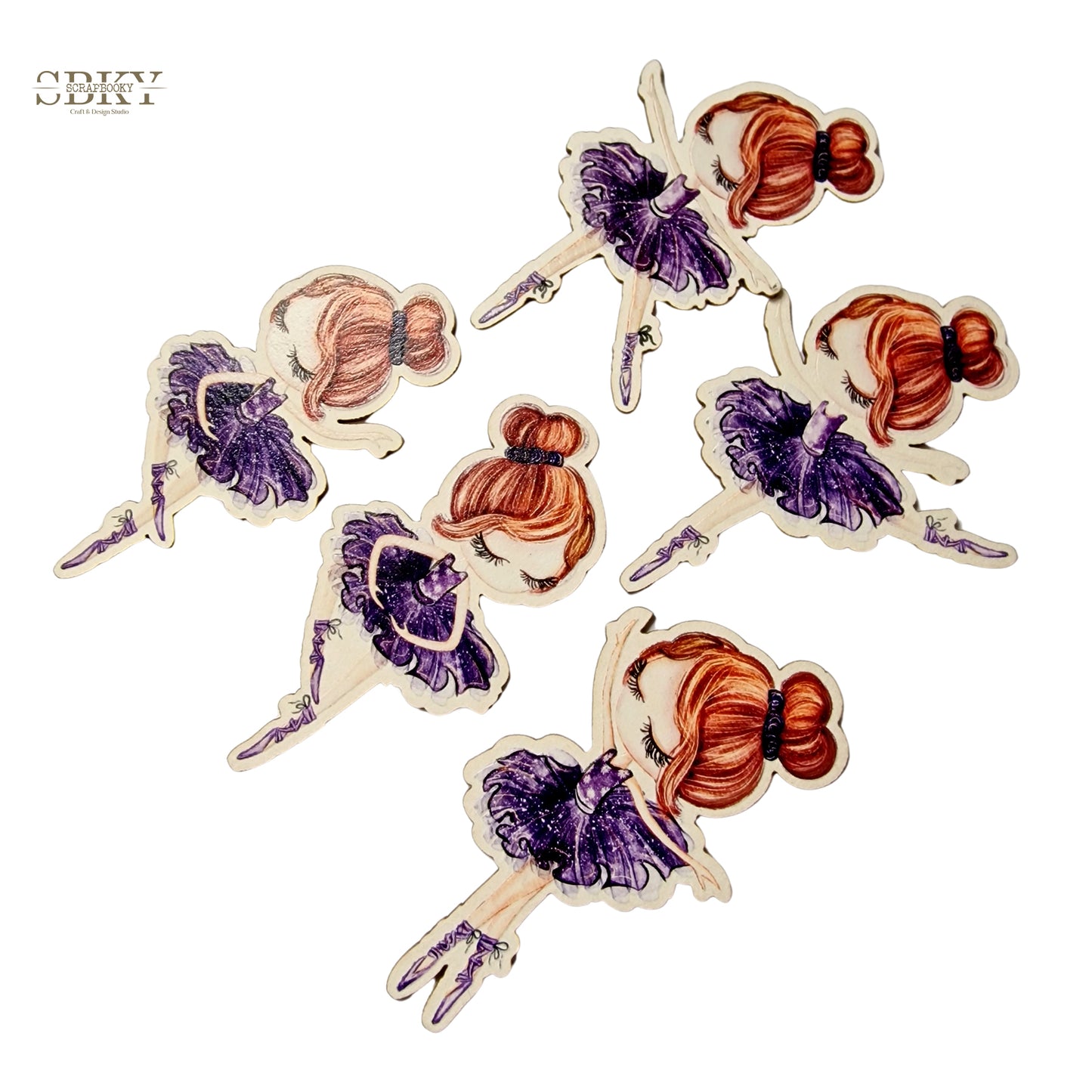 "Enchanted Pirouette" Chipboards Set