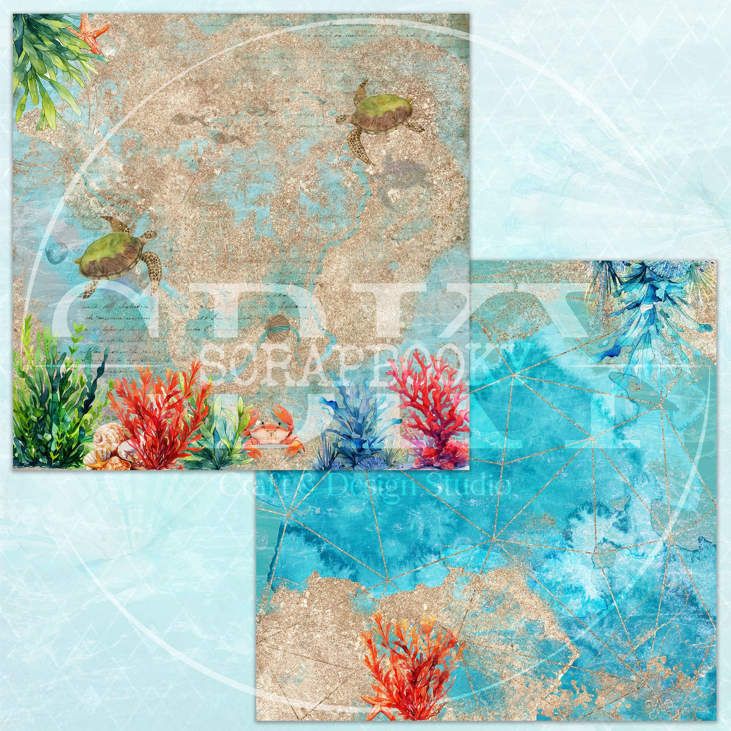 "Underwater World" Digital Paper