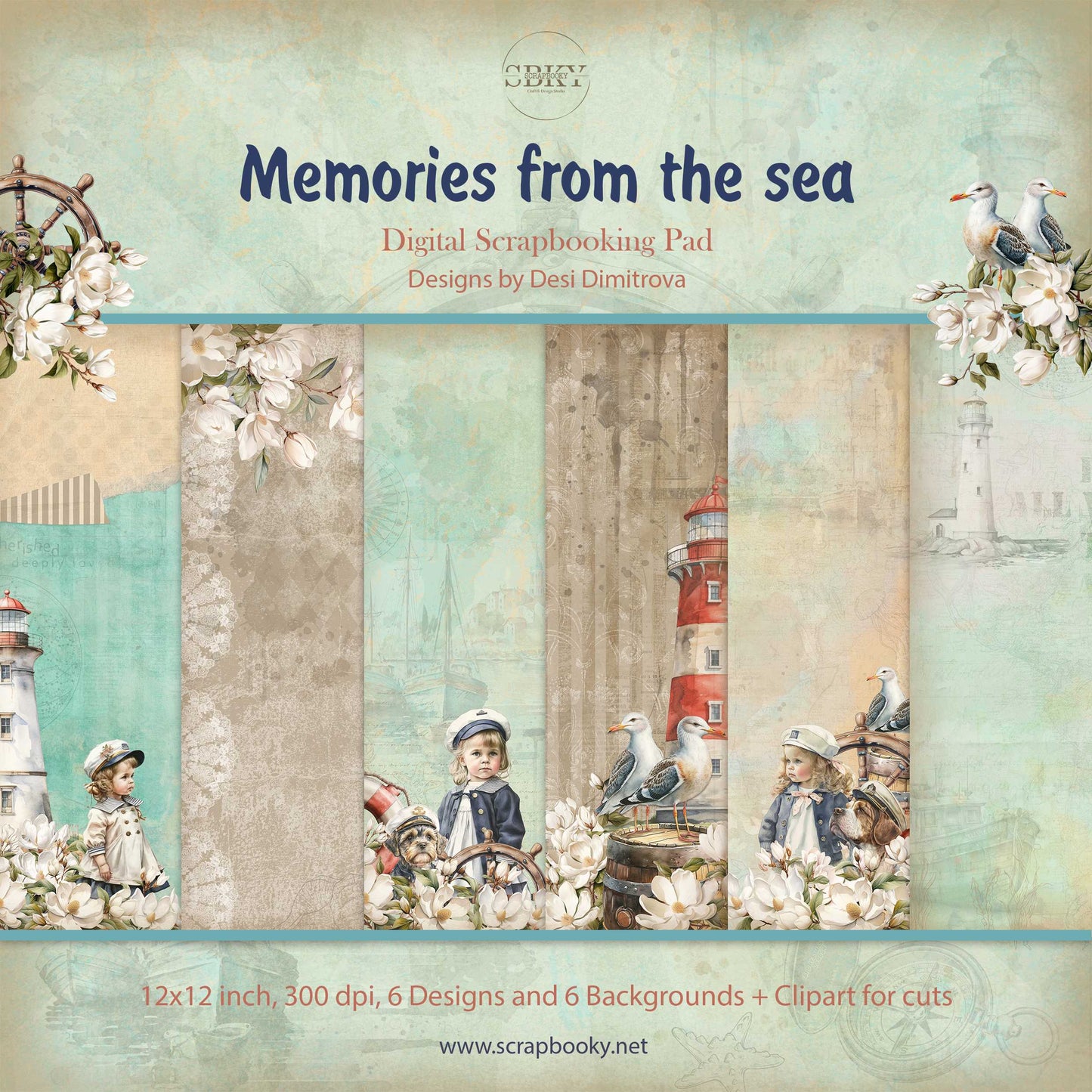 "Memories from the Sea" Digital Paper