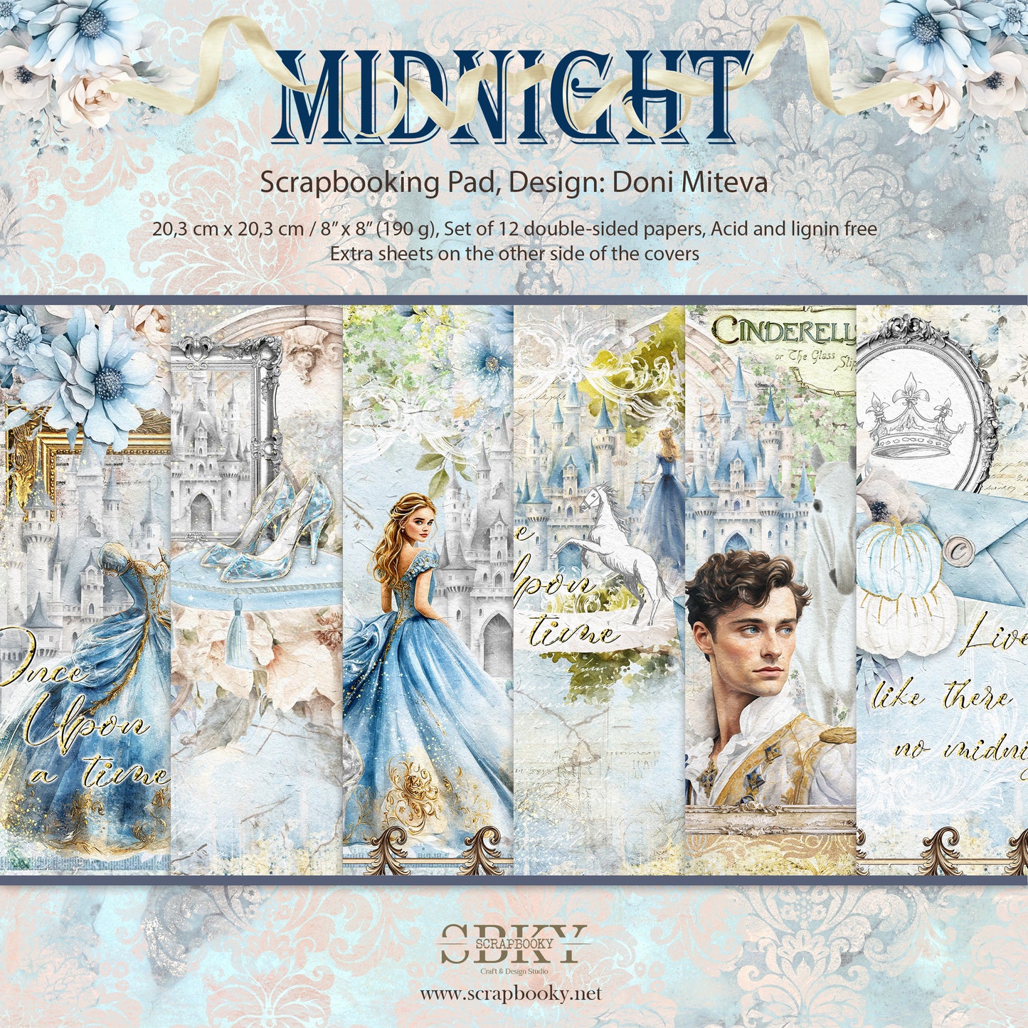"Midnight" Scrapbooking Pad