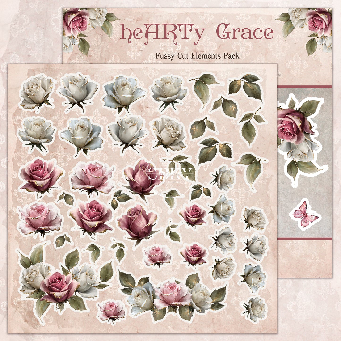 "heARTy Grace" Fussy Cuts