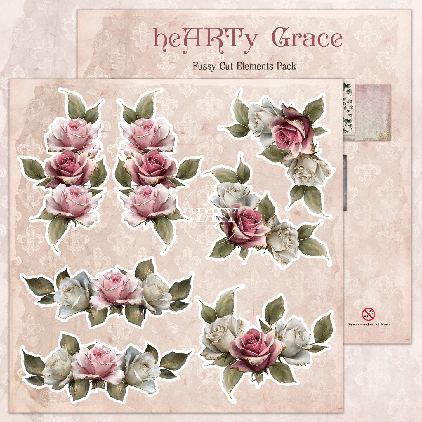 "heARTy Grace" Fussy Cuts