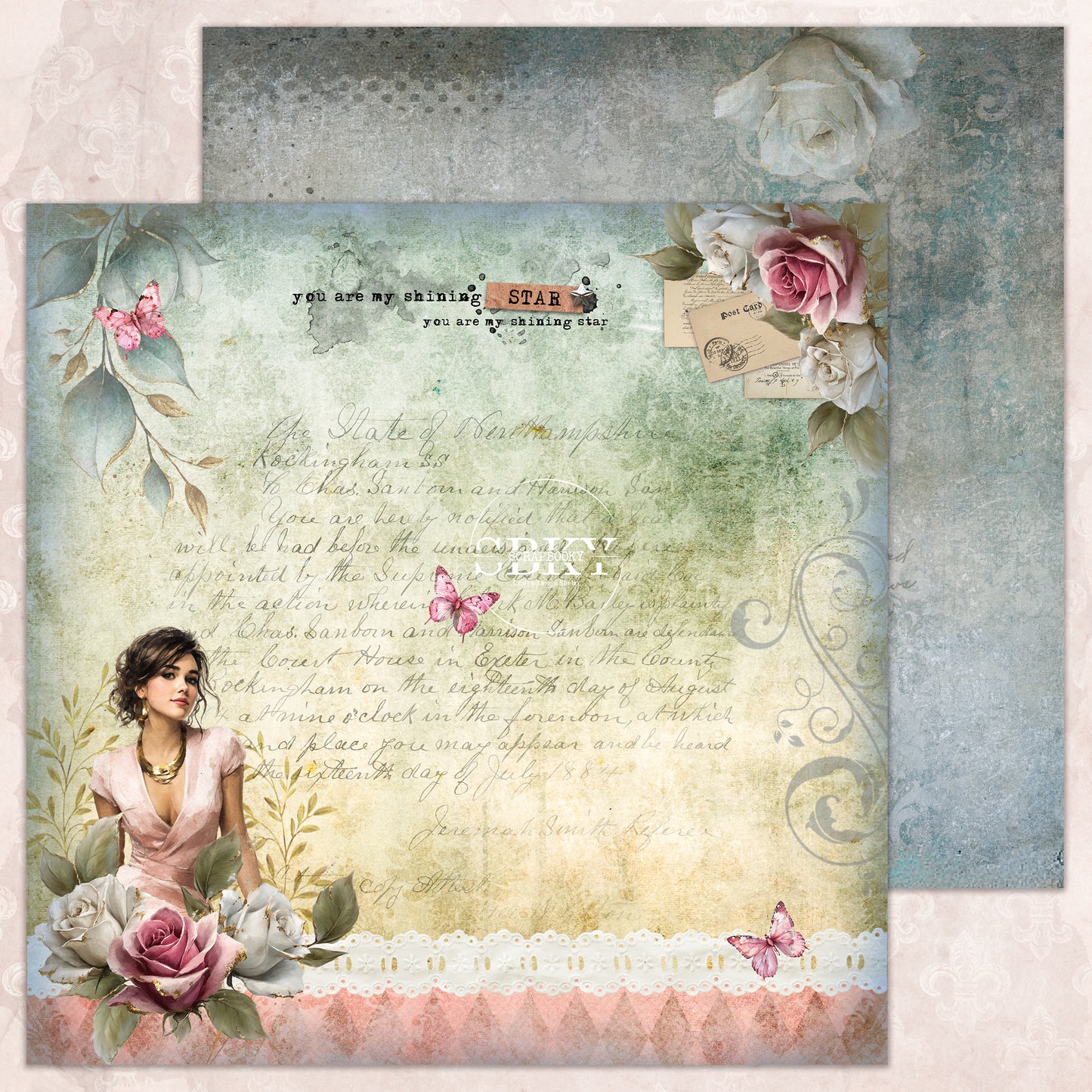 "heARTy Grace" Scrapbooking Pad