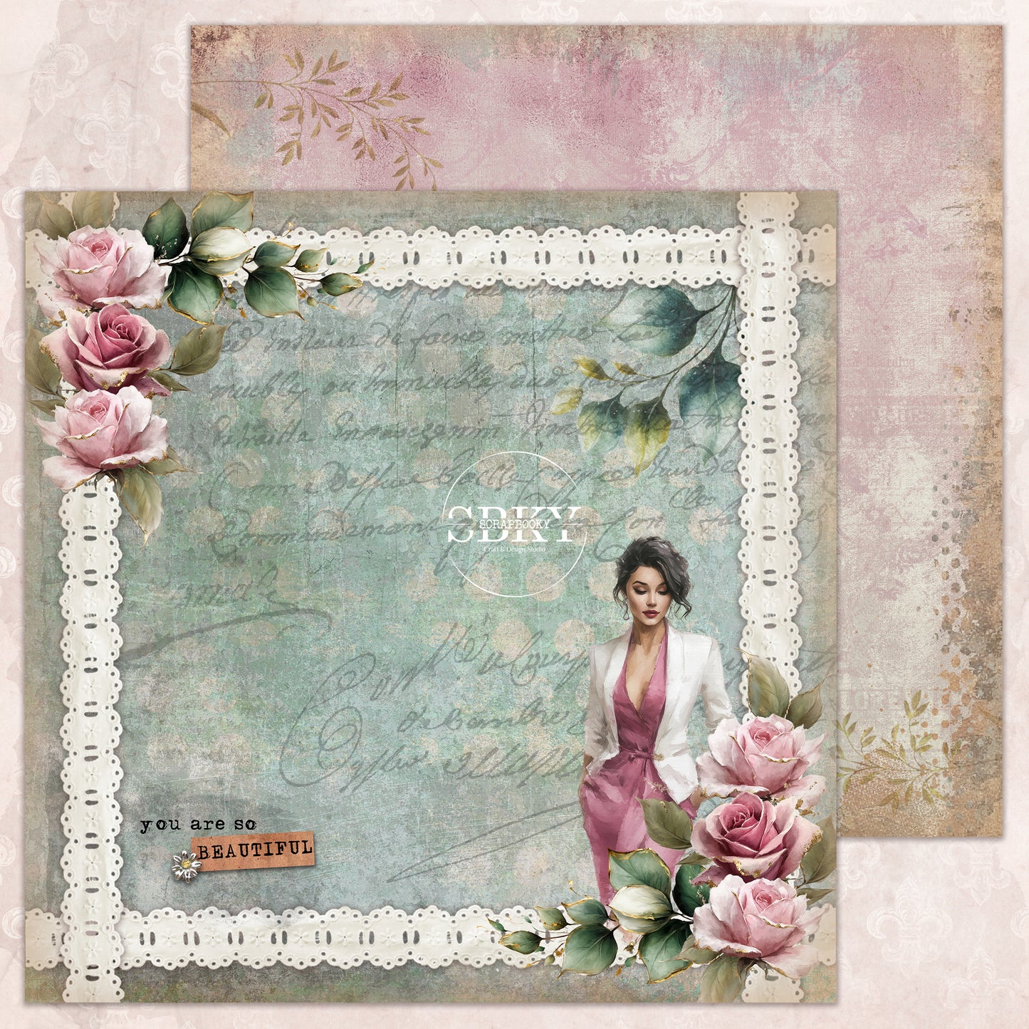 "heARTy Grace" Scrapbooking Pad