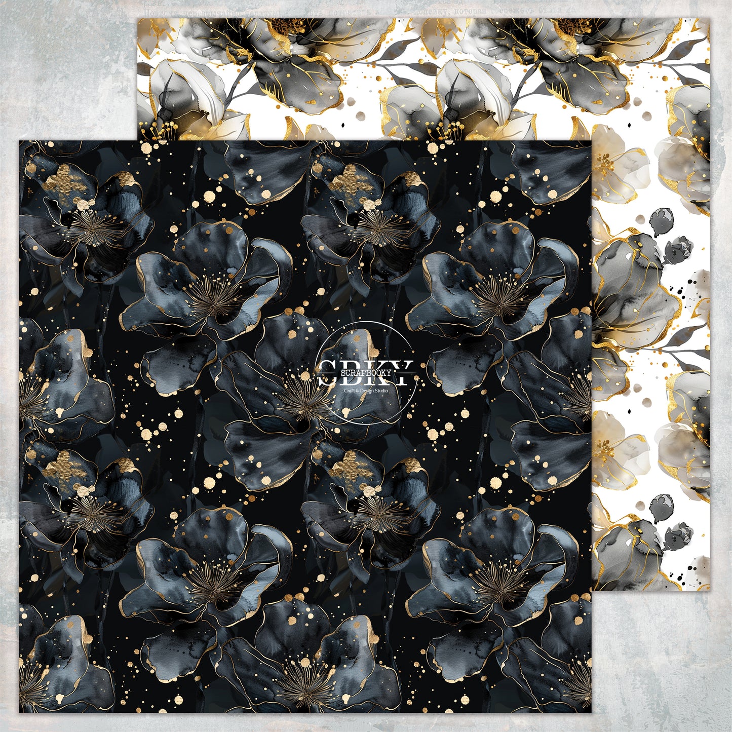 "Little Black Dress - Patterns" Scrapbooking Pad