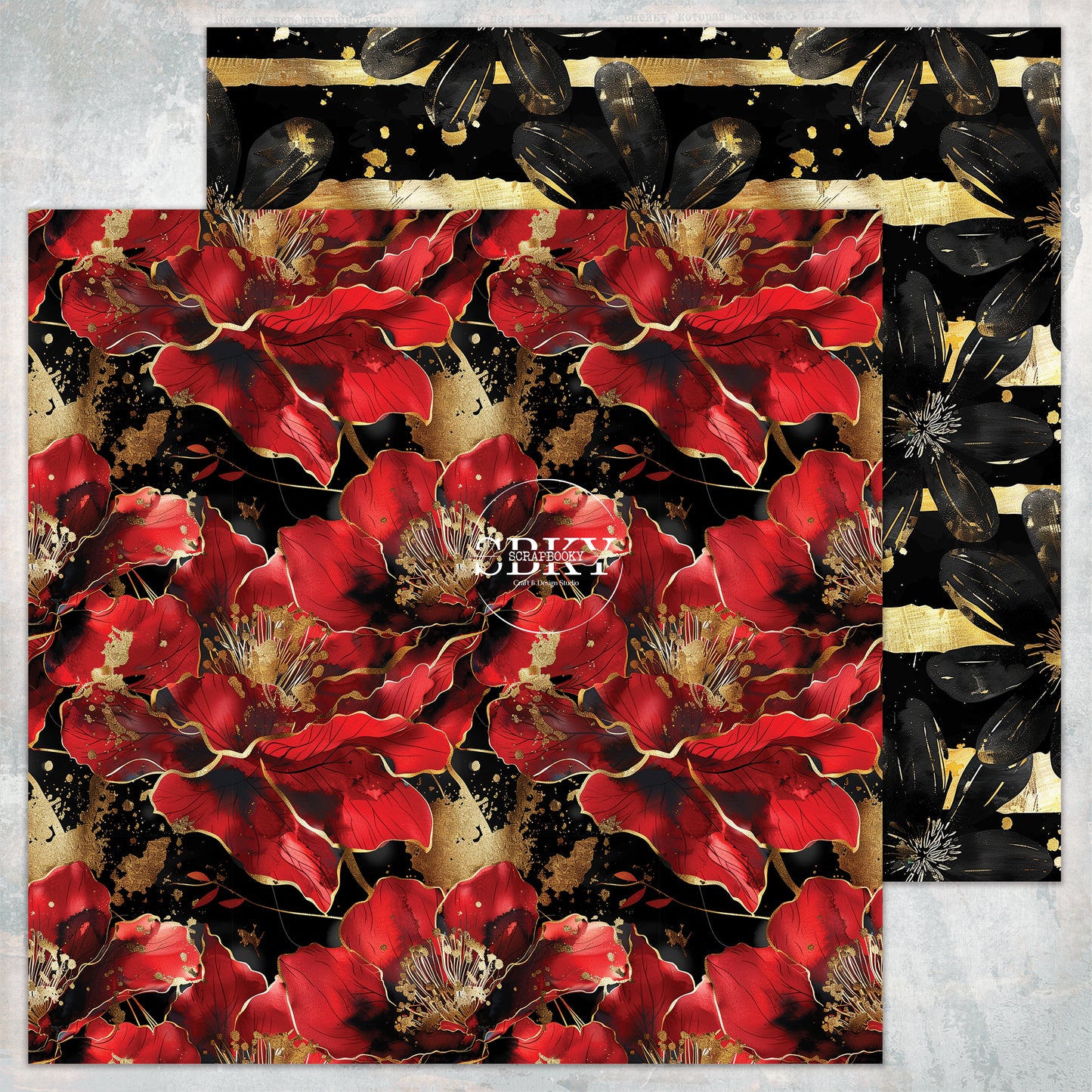 "Little Black Dress - Patterns" Scrapbooking Pad