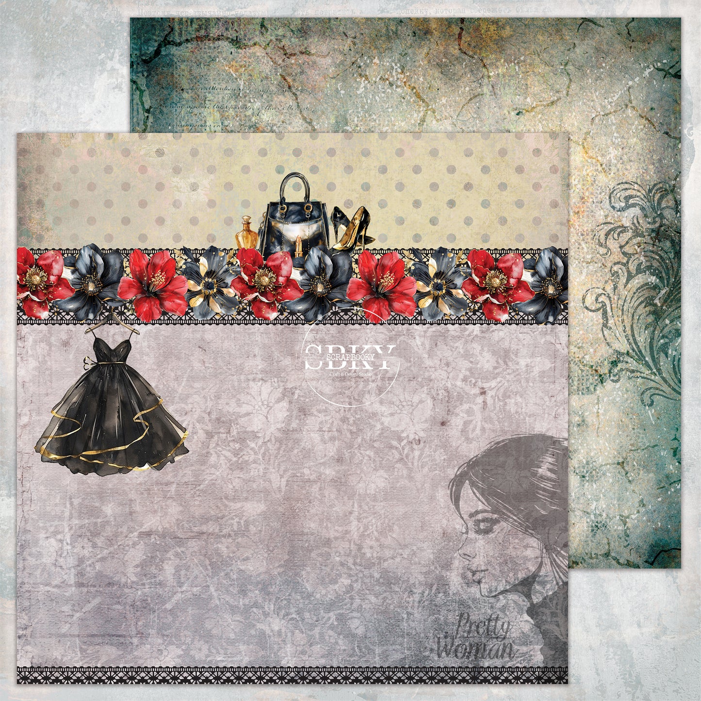 "Little Black Dress" Scrapbooking Pad