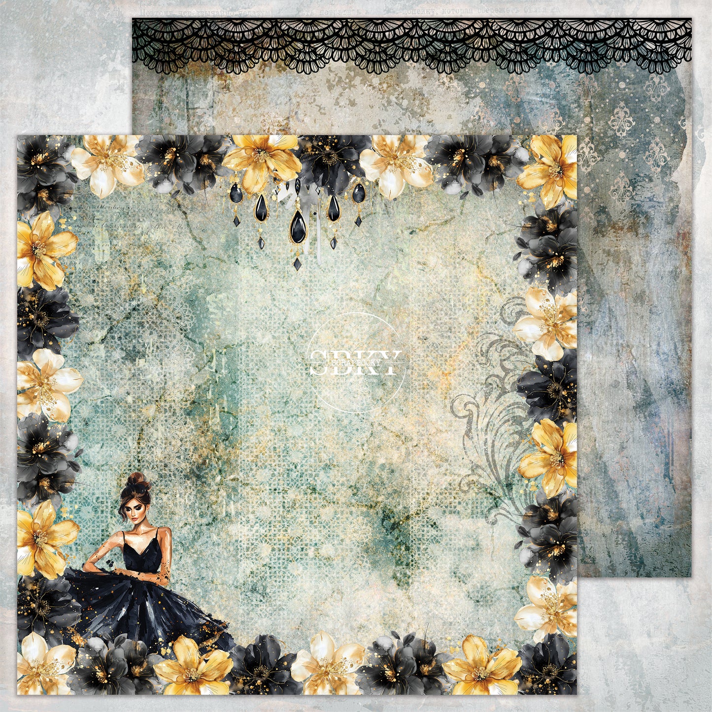 "Little Black Dress" Scrapbooking Pad
