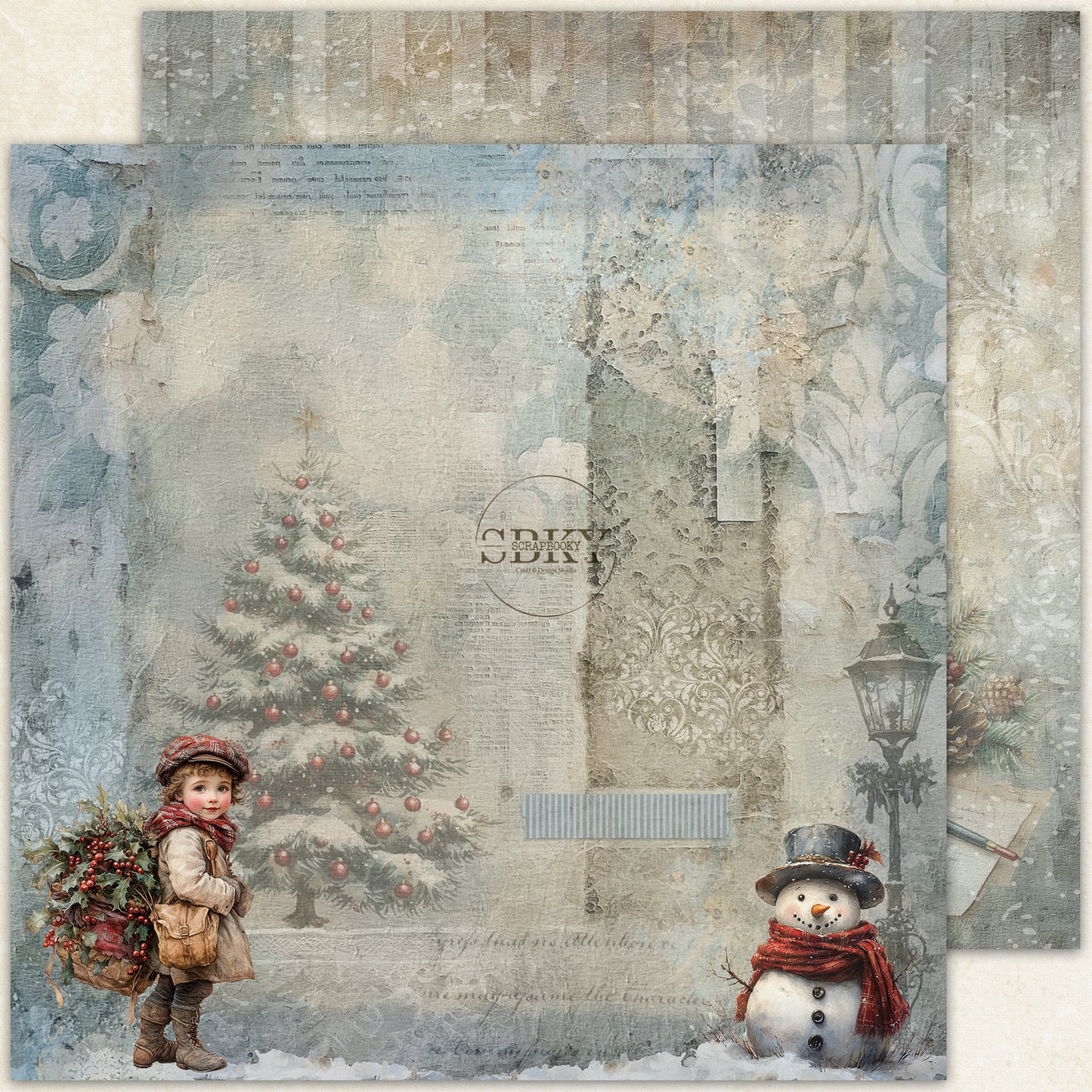 "Christmas Days" Scrapbooking Pad